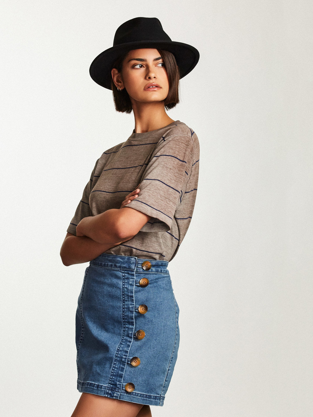 Klobouk Brixton Messer Fedora (black)