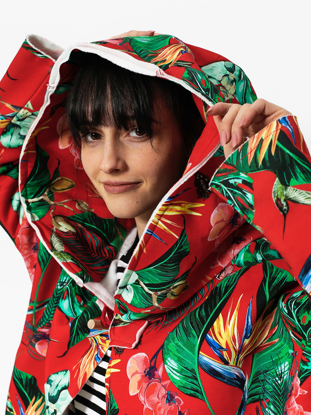 Mikina s kapucí Femi Stories Pagan HD Wmn (tr red)