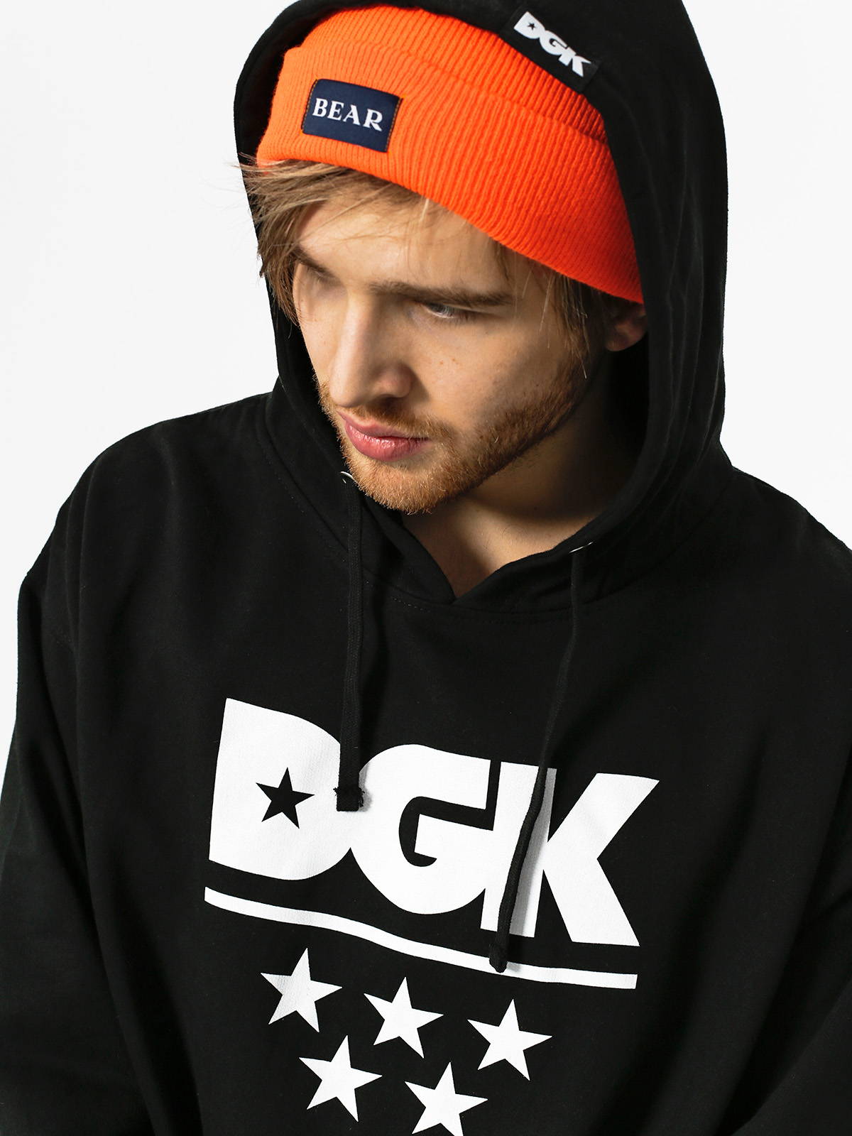 Mikina s kapucí DGK All Star HD (black)