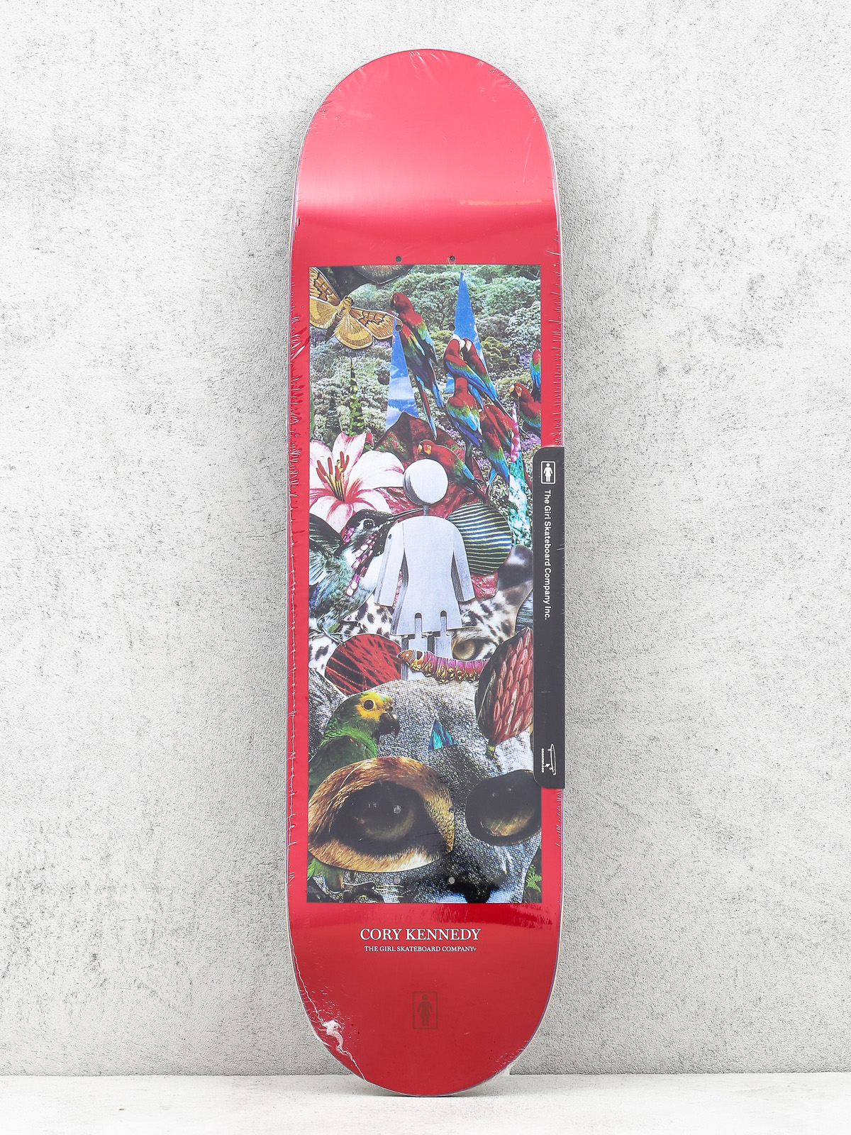 Deska Girl  Skateboard Kennedy Jungle (red)