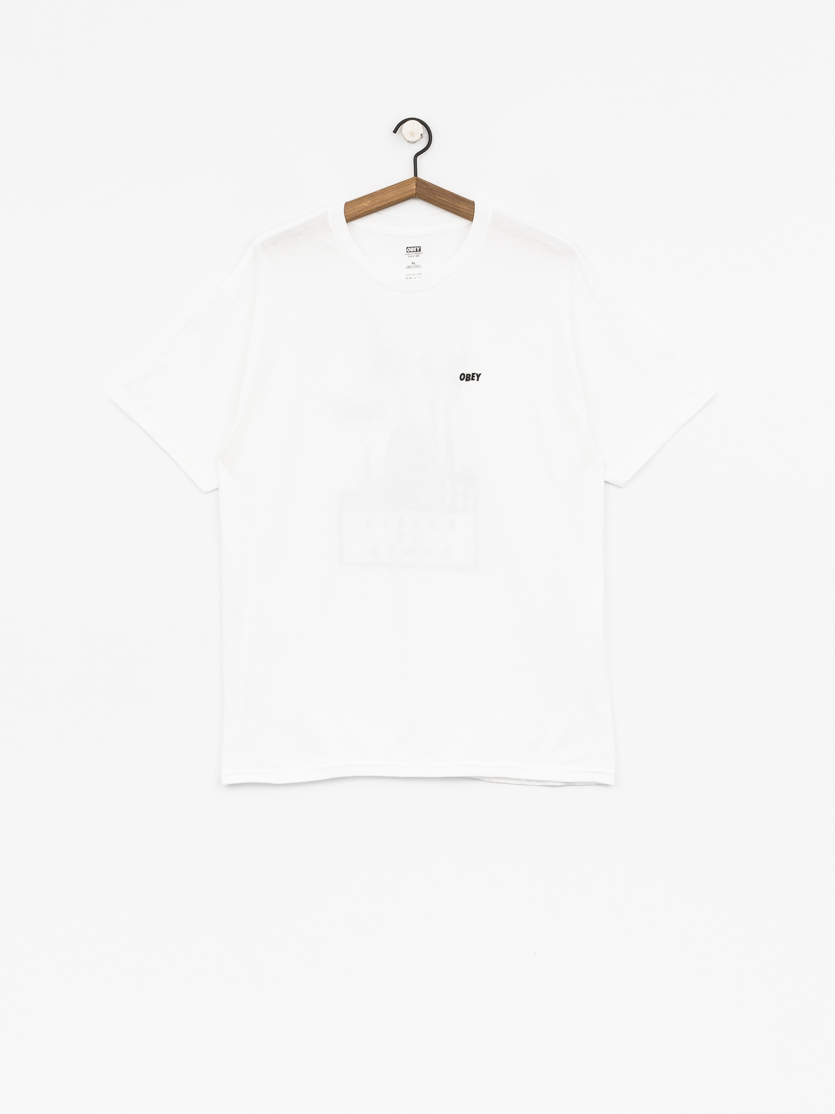 Tričko OBEY Palace Of Power (wht)