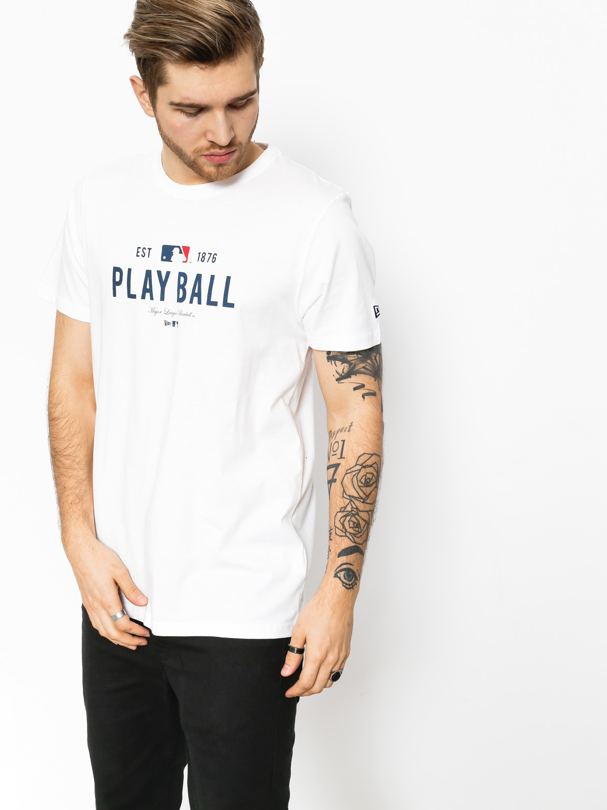 Tričko New Era MLB Slogan (white)