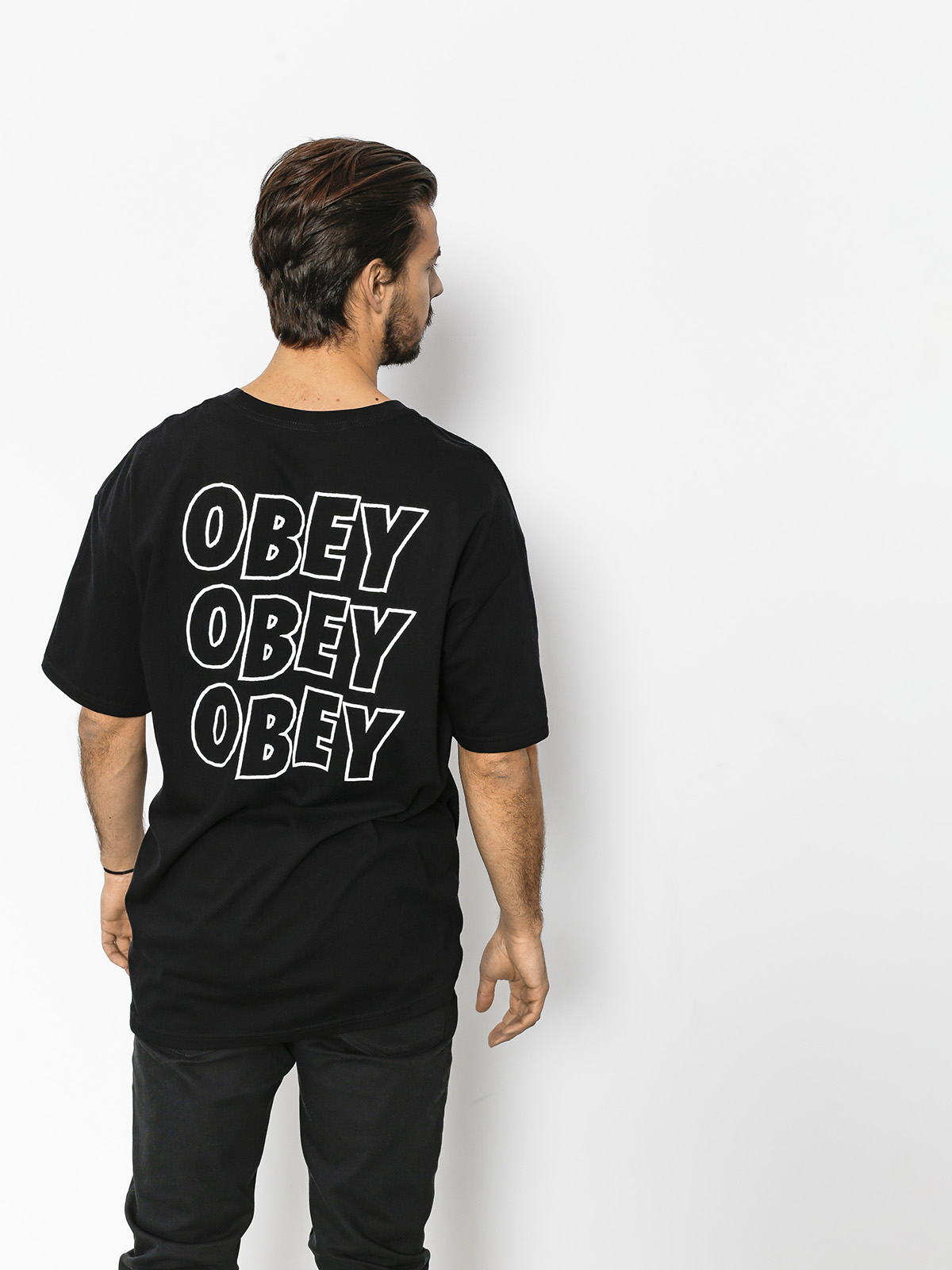Tričko OBEY Obey Jumble Lo Fi (blk)