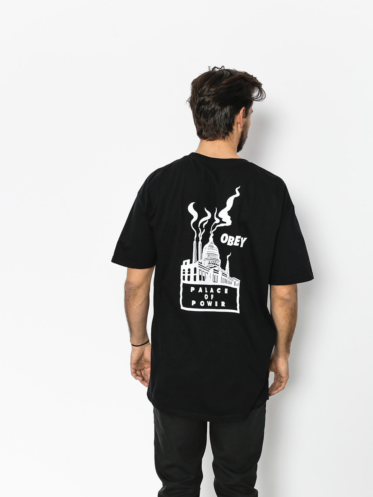 Tričko OBEY Palace Of Power (blk)