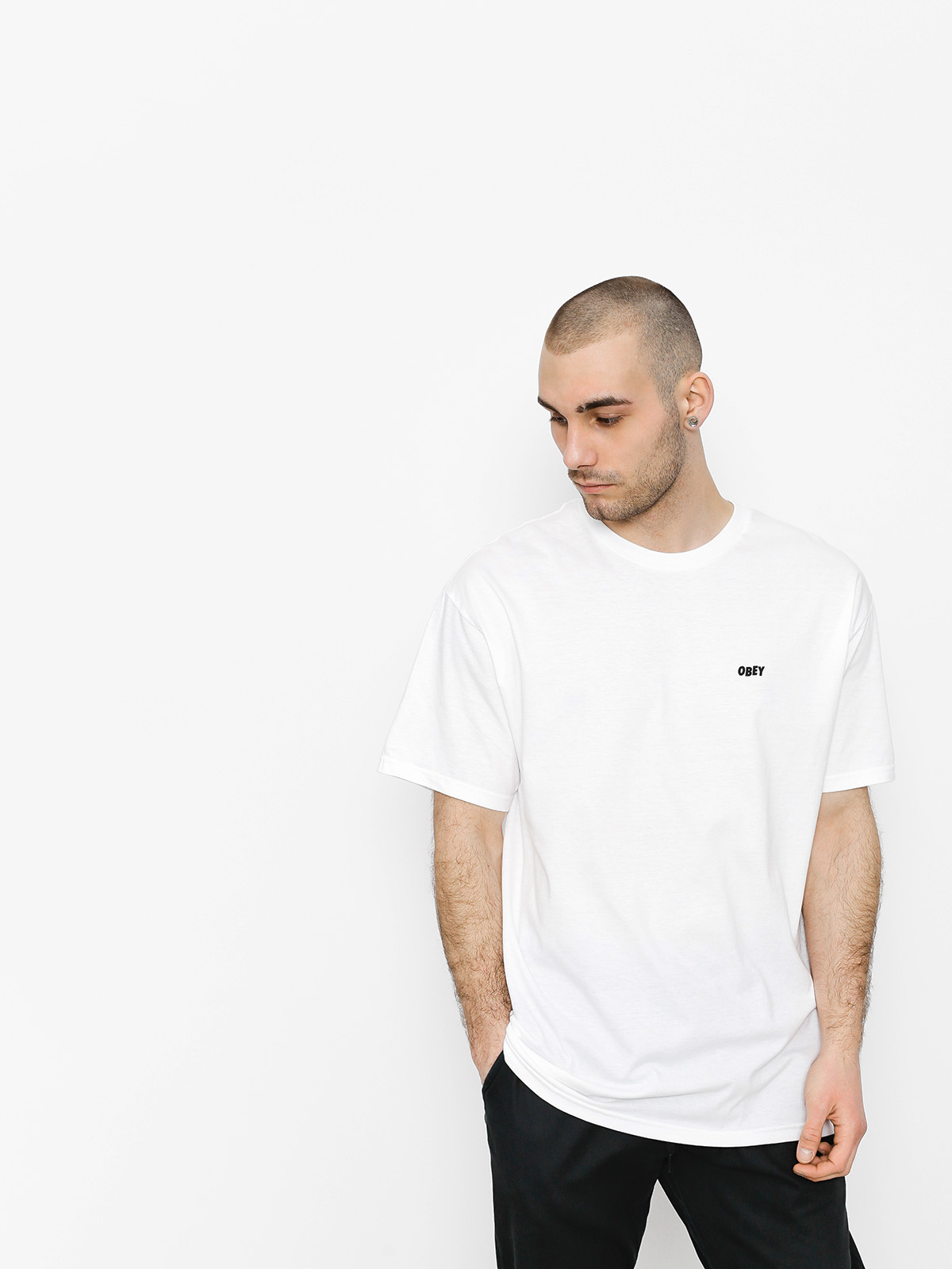 Tričko OBEY Palace Of Power (wht)