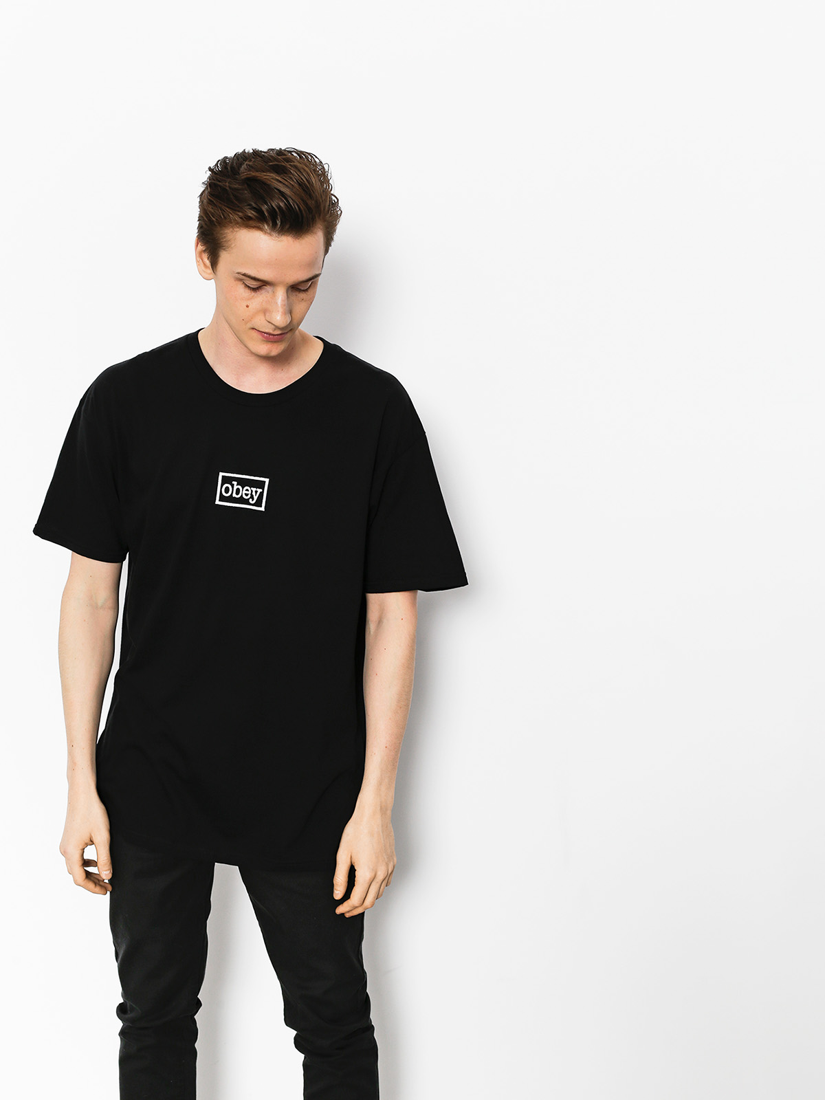 Tričko OBEY Obey Typewritter (blk)