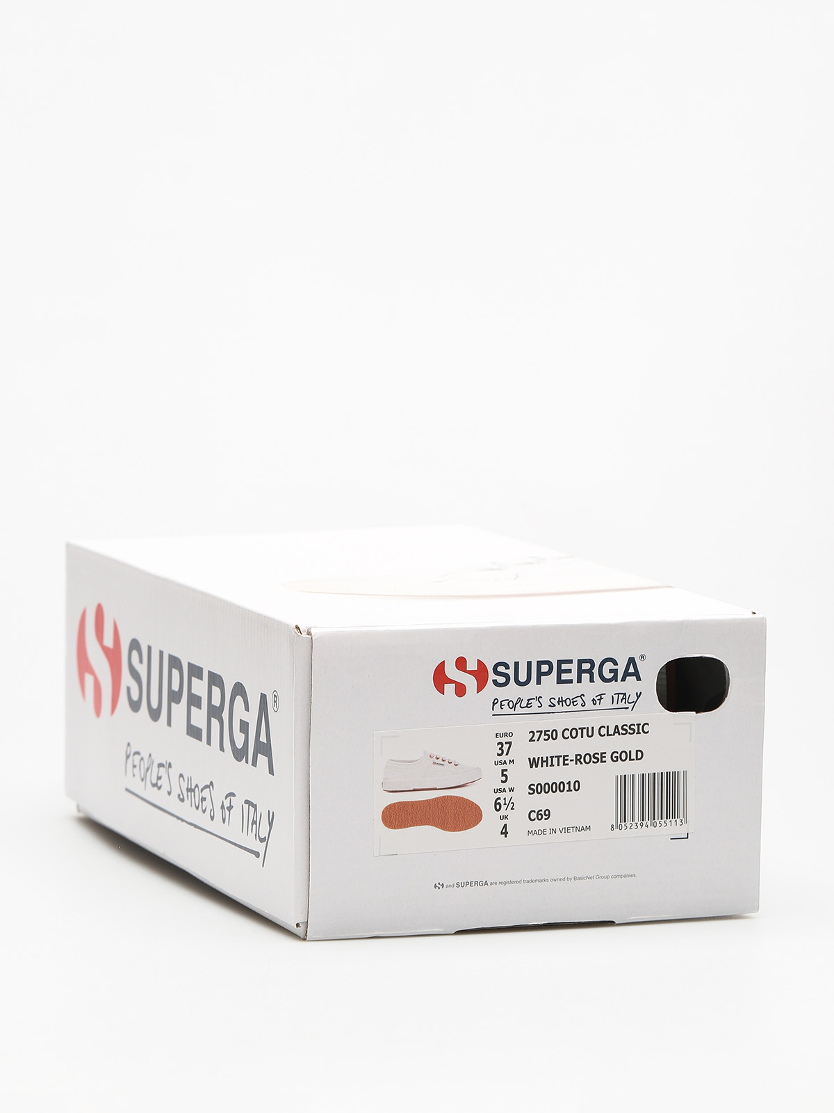 Tenisky Superga 2750 Cotu Classic (white/rose gold)