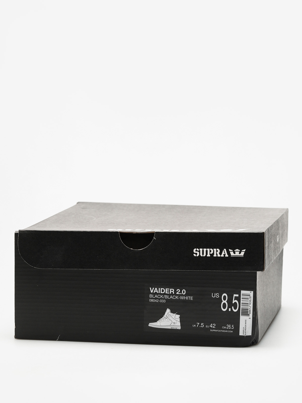Boty Supra Vaider 2.0 (black/black white)
