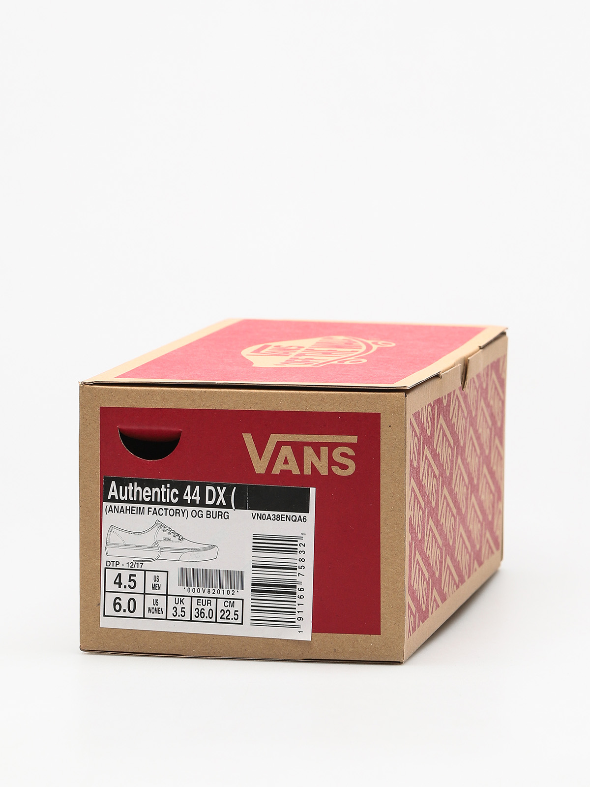 Boty Vans Authentic 44 Dx (anaheim/factory/og/burgundy)