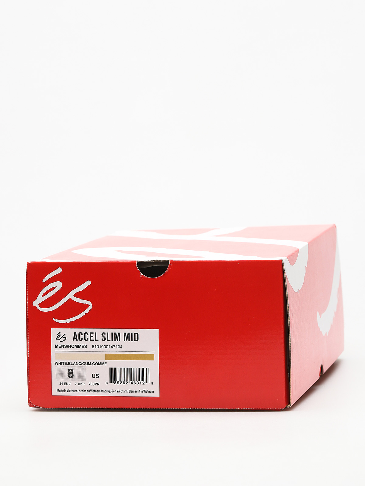 Boty eS Accel Slim Mid (white/gum)