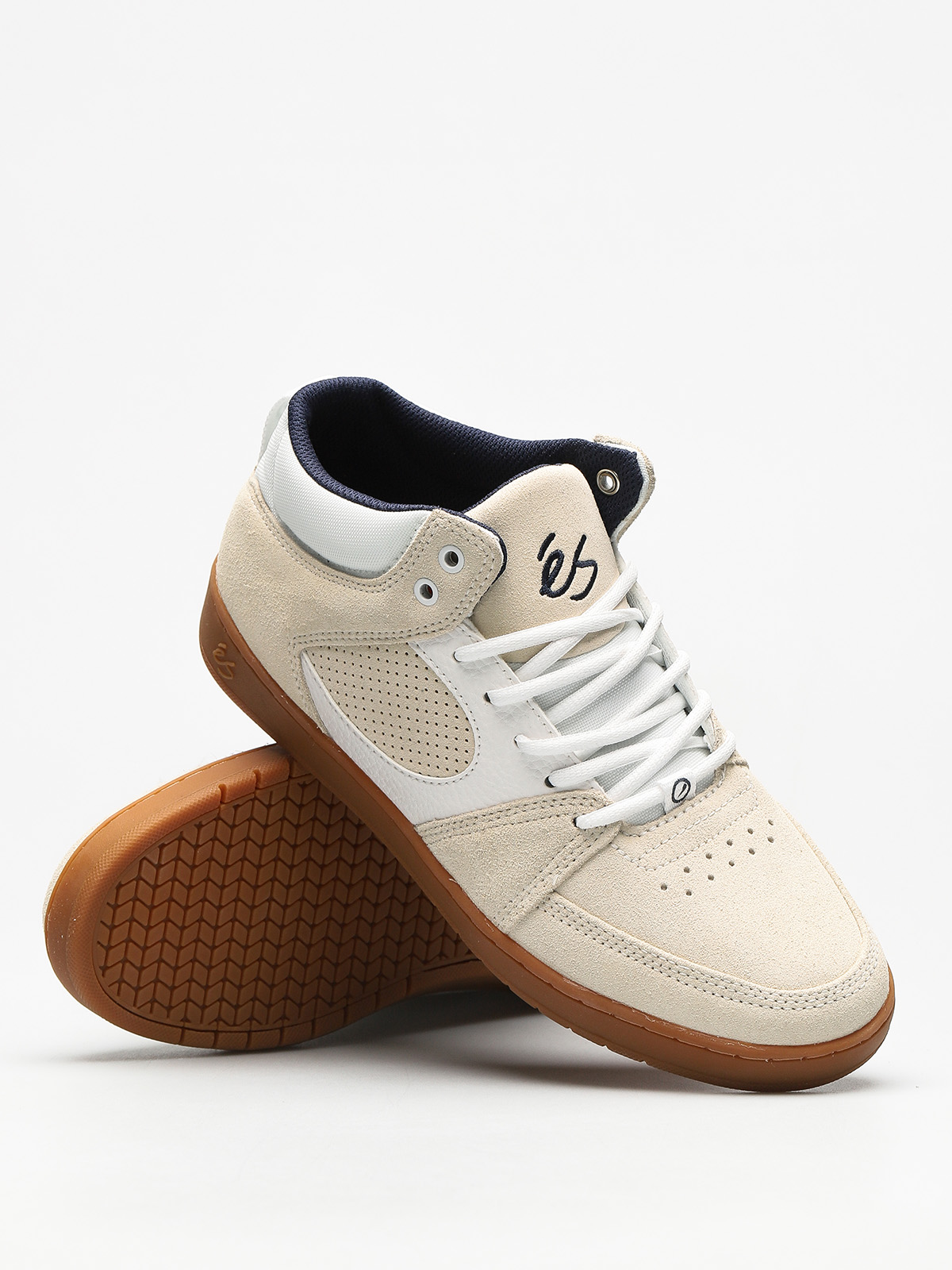 Boty eS Accel Slim Mid (white/gum)