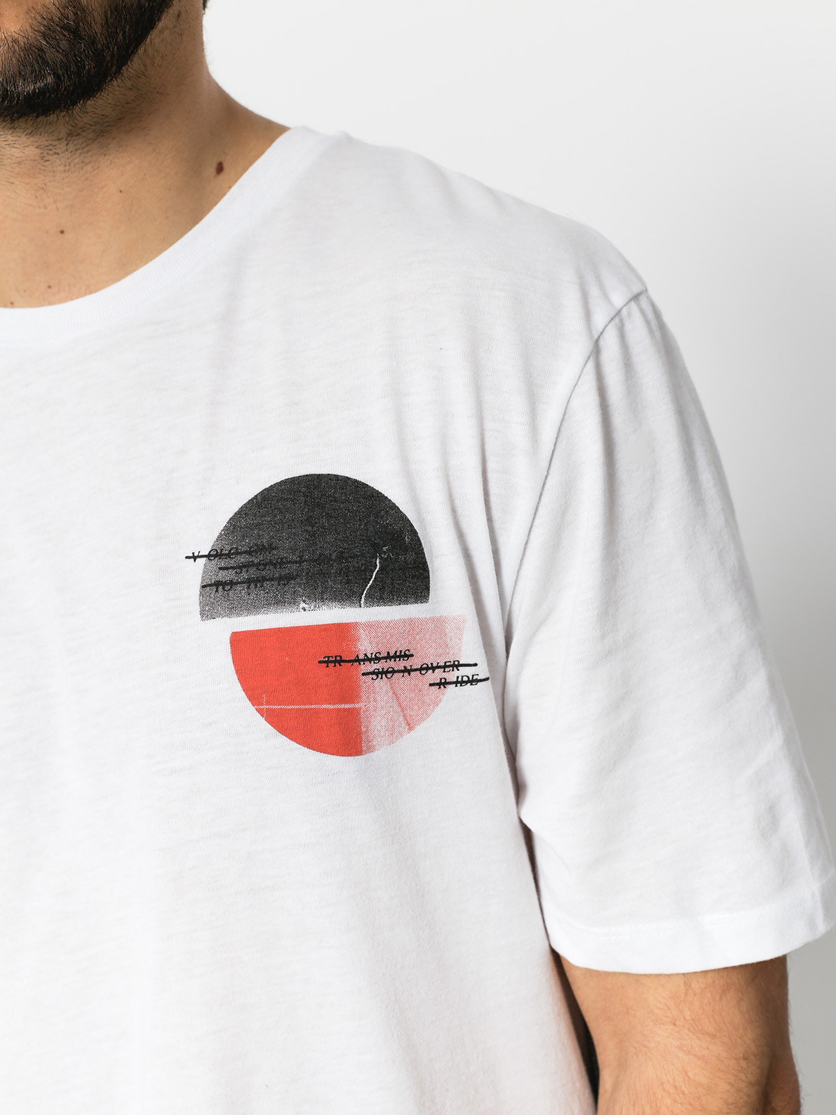 Tričko Volcom Over Ride Dd (wht)