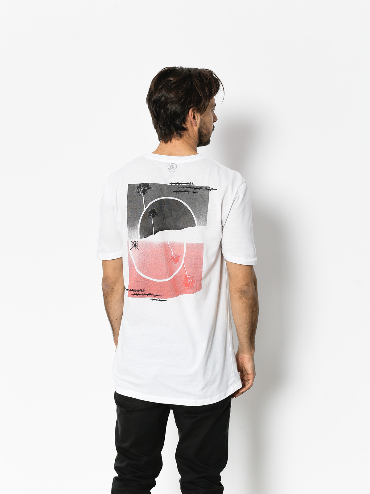 Tričko Volcom Over Ride Dd (wht)