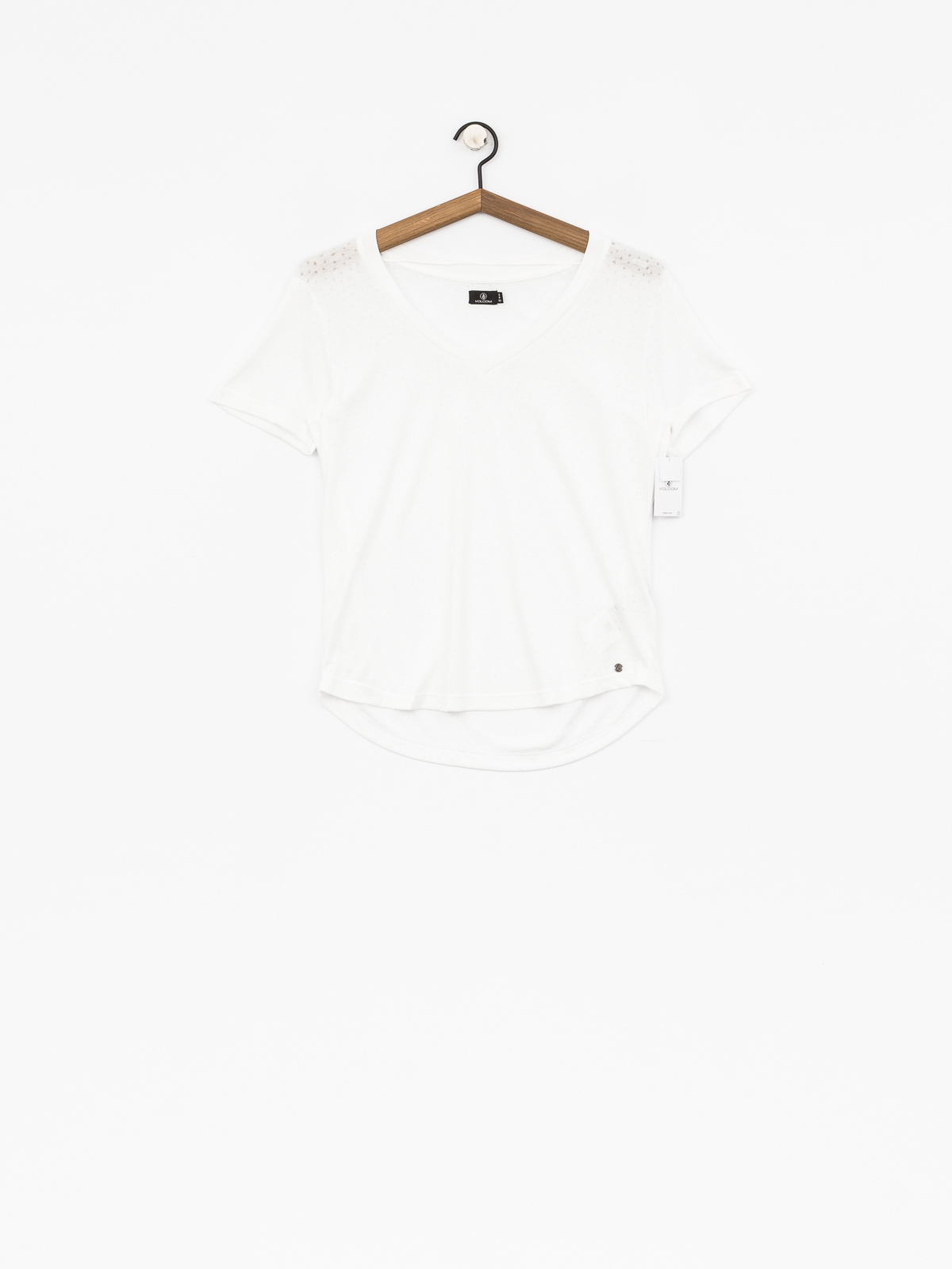 Tričko Volcom Mix A Lot Vneck Wmn (wht)