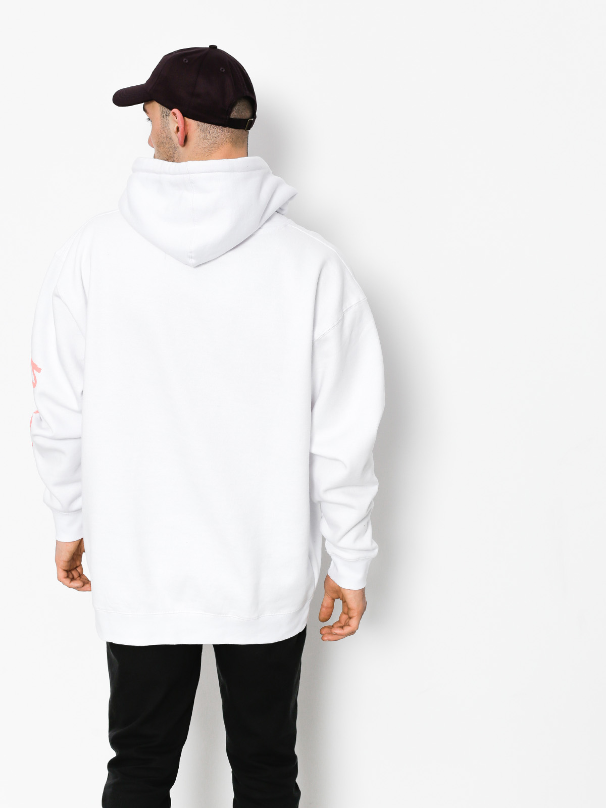 Mikina s kapucí RipNDip Flower Eyes HD (white)