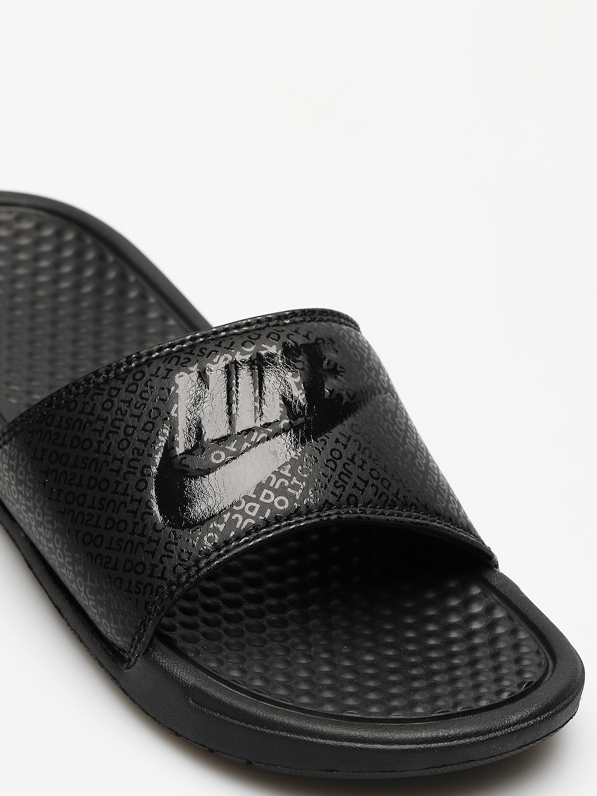 nike just do it black slides