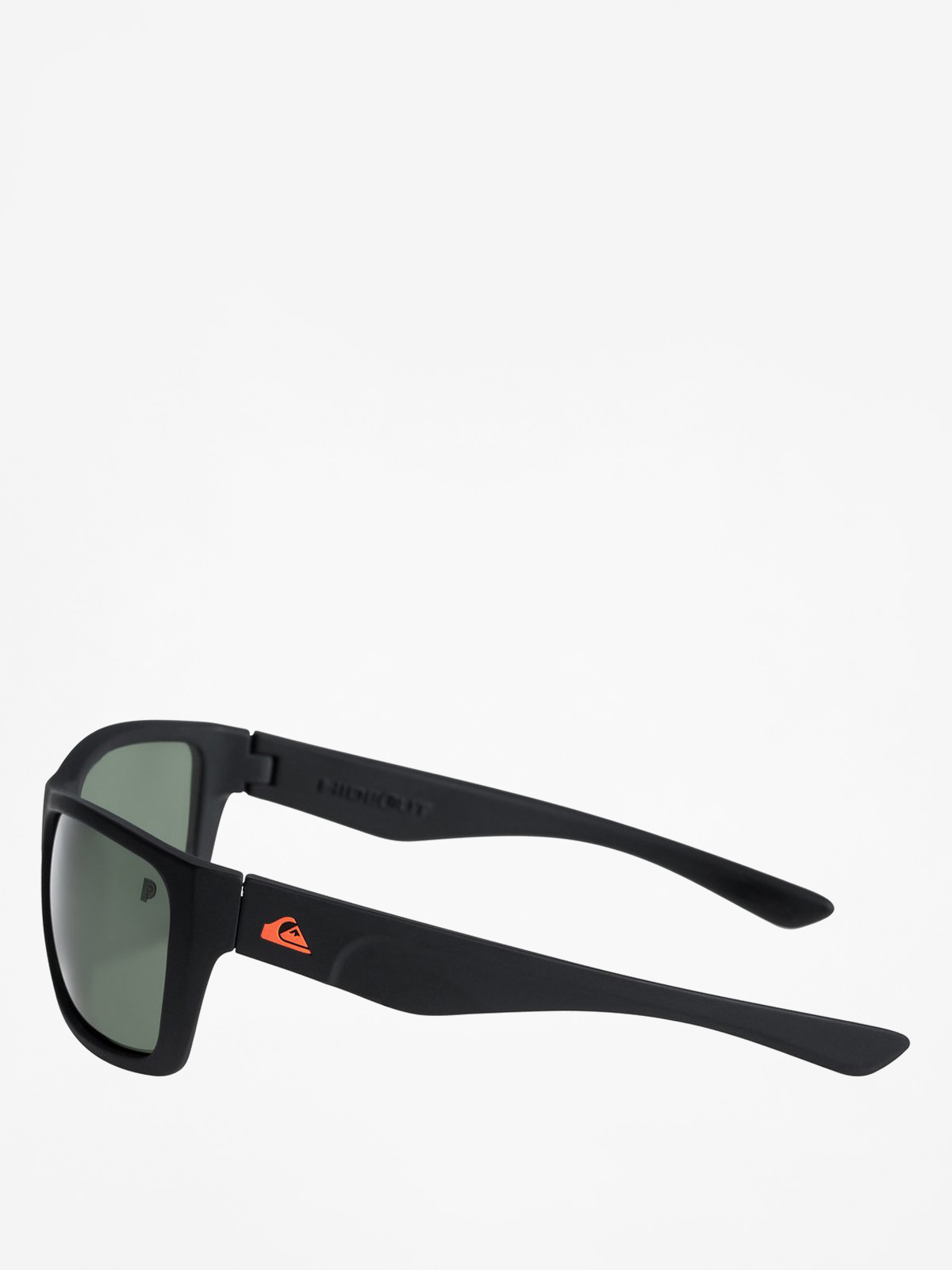 Sluneční brýle Quiksilver Hideout Plz (matte black/green p)