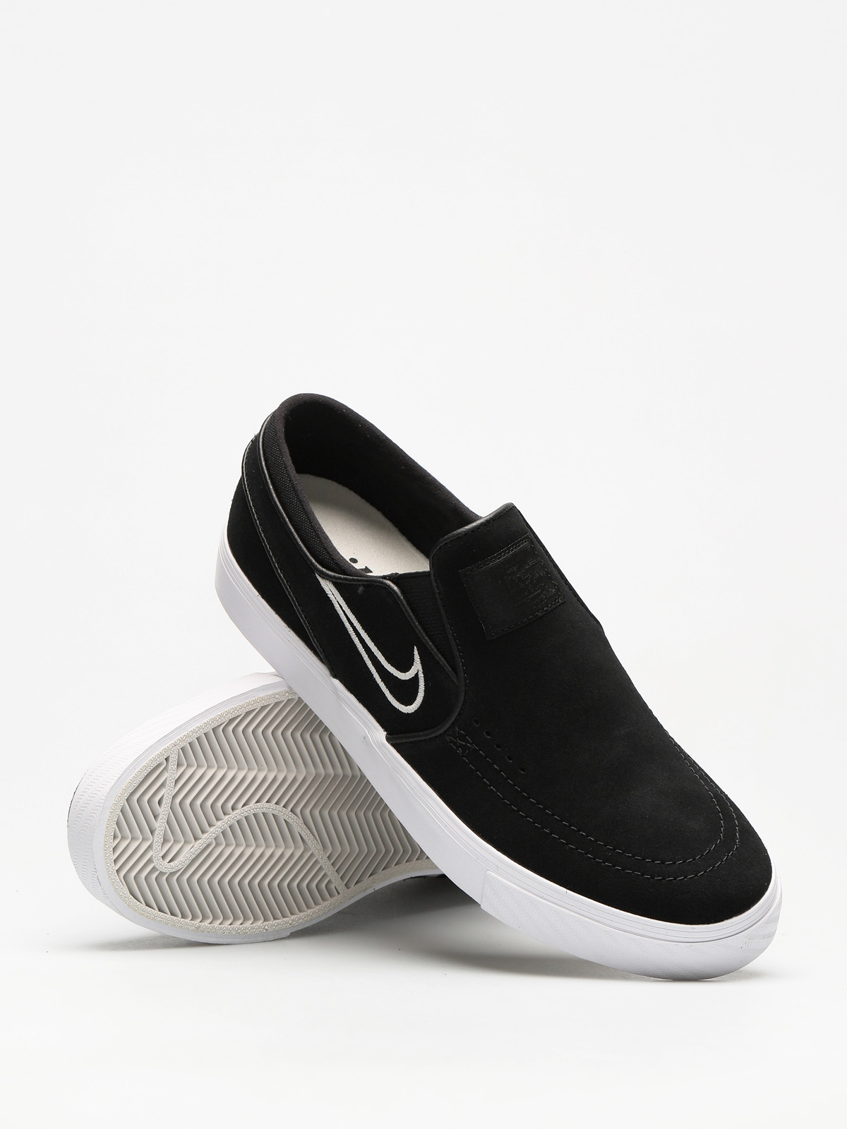 Boty Nike SB Air Zoom Stefan Janoski Slip (black/light bone white)