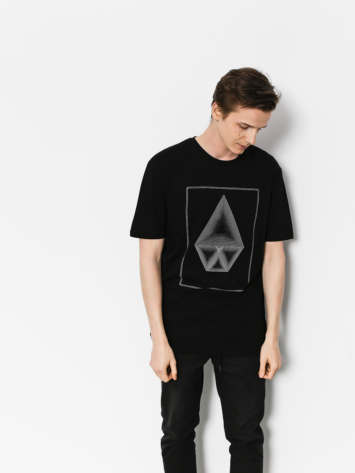 Tričko Volcom Concentric Dd (blk)