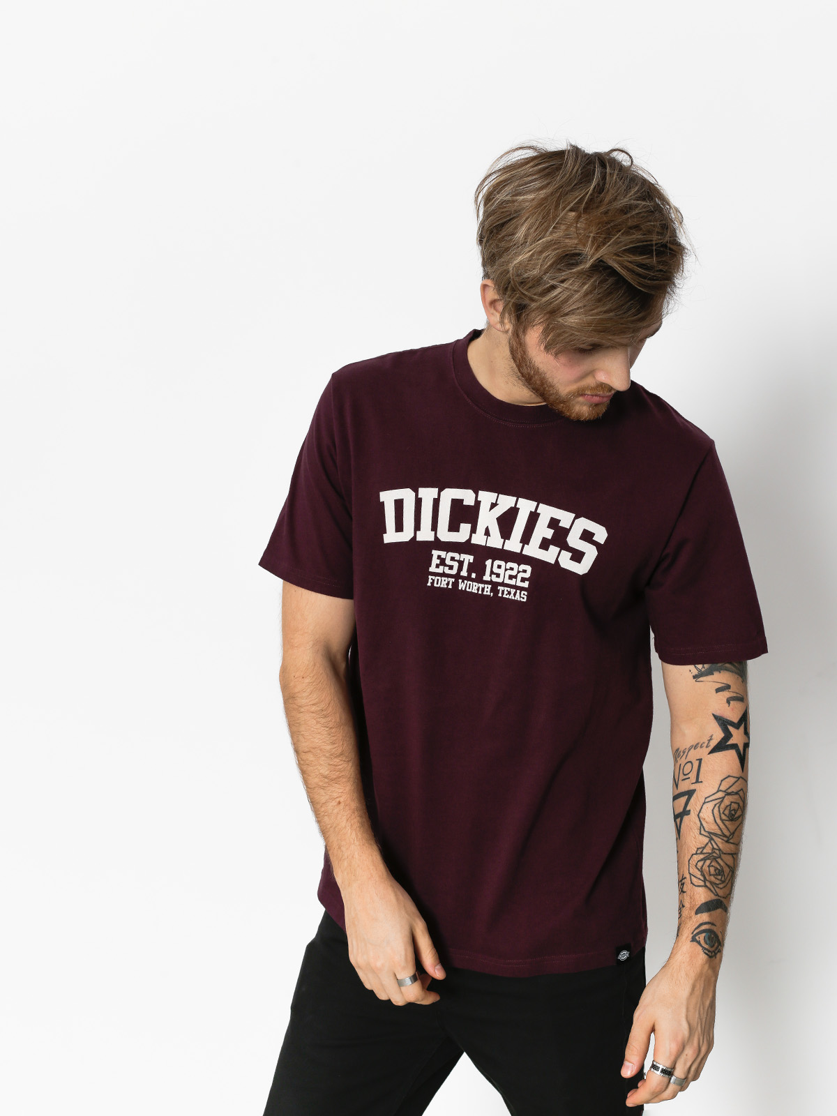 Tričko Dickies Finley (maroon)