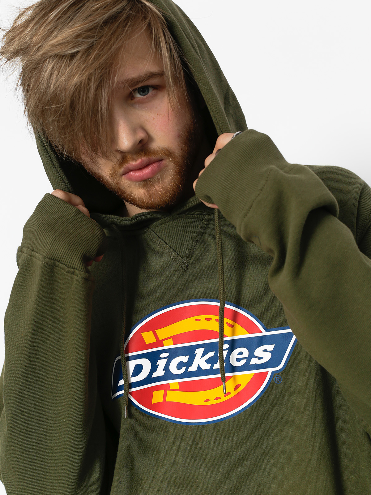 Mikina s kapucí Dickies Nevada HD (dark olive)