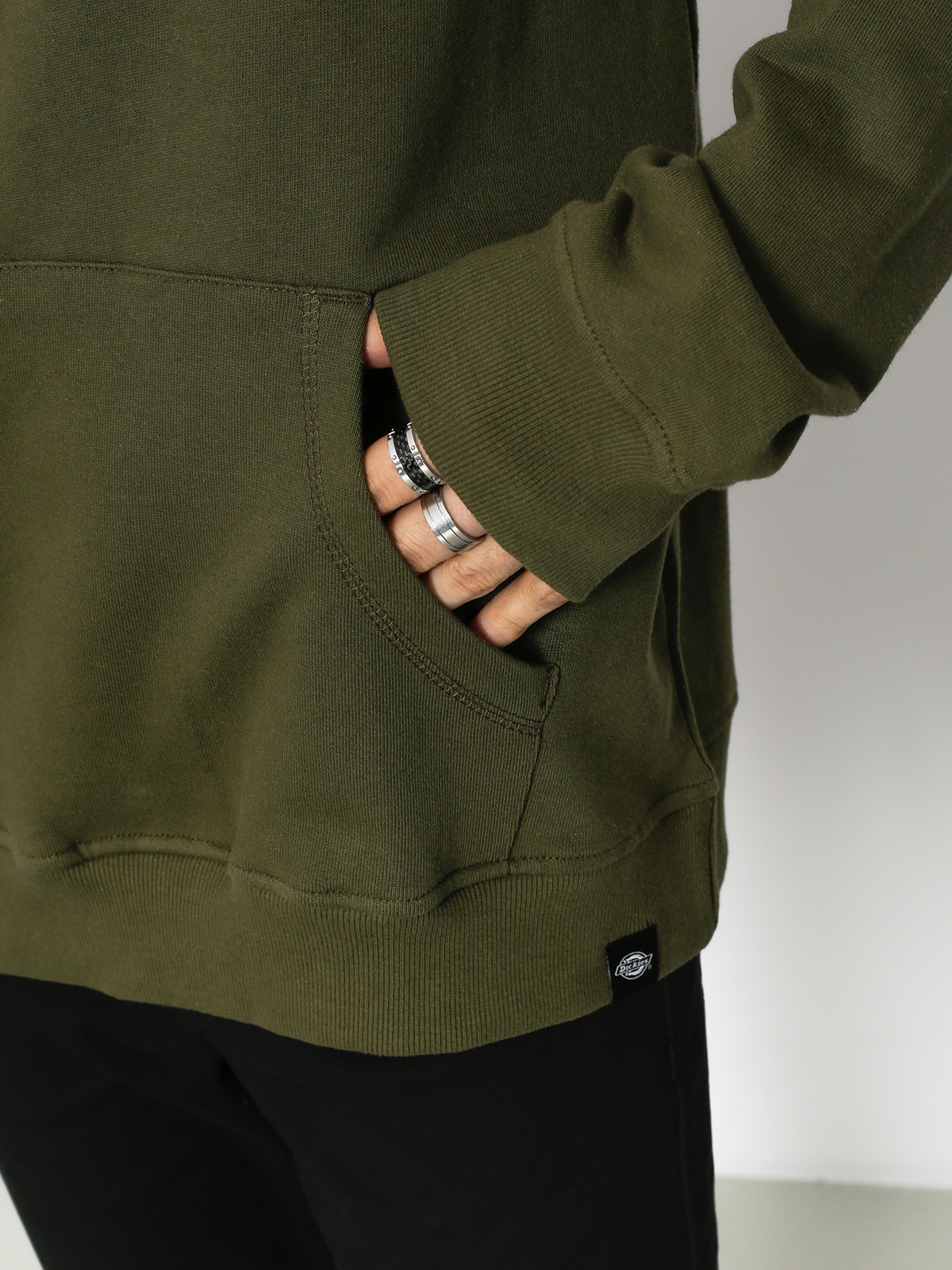 Mikina s kapucí Dickies Nevada HD (dark olive)