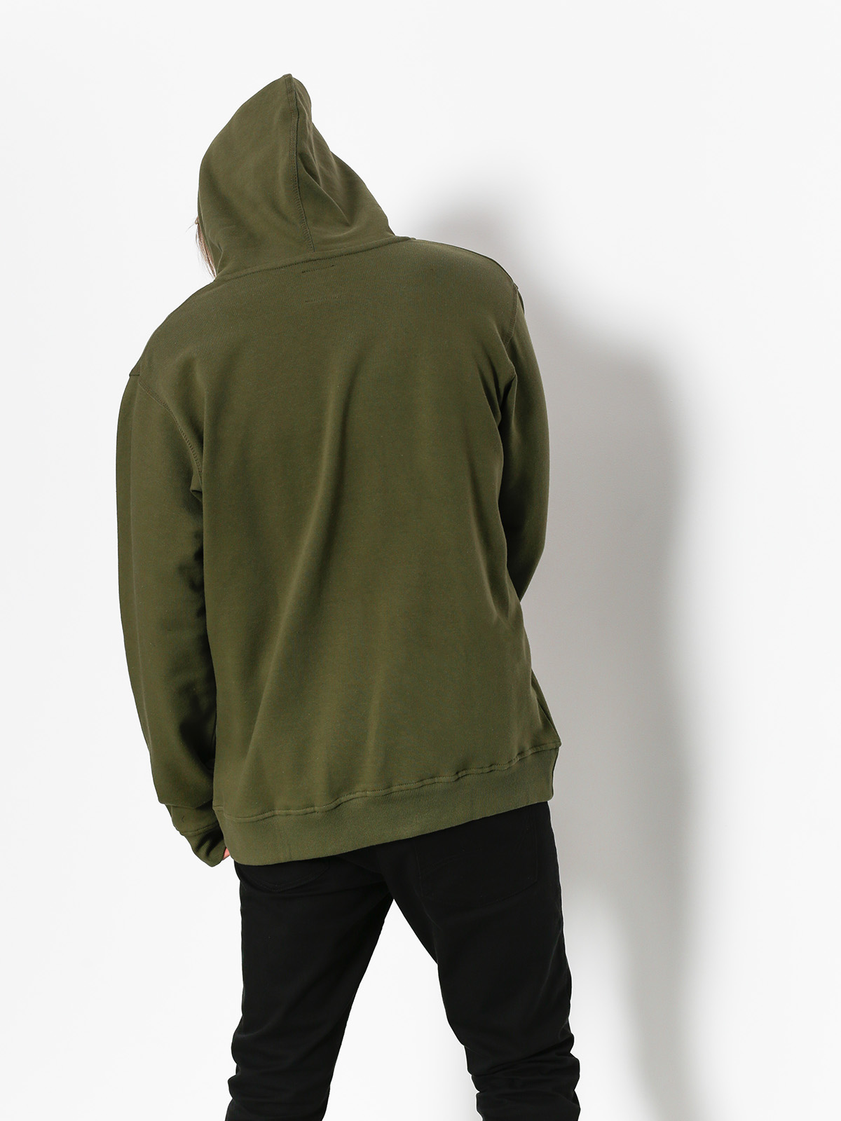 Mikina s kapucí Dickies Nevada HD (dark olive)