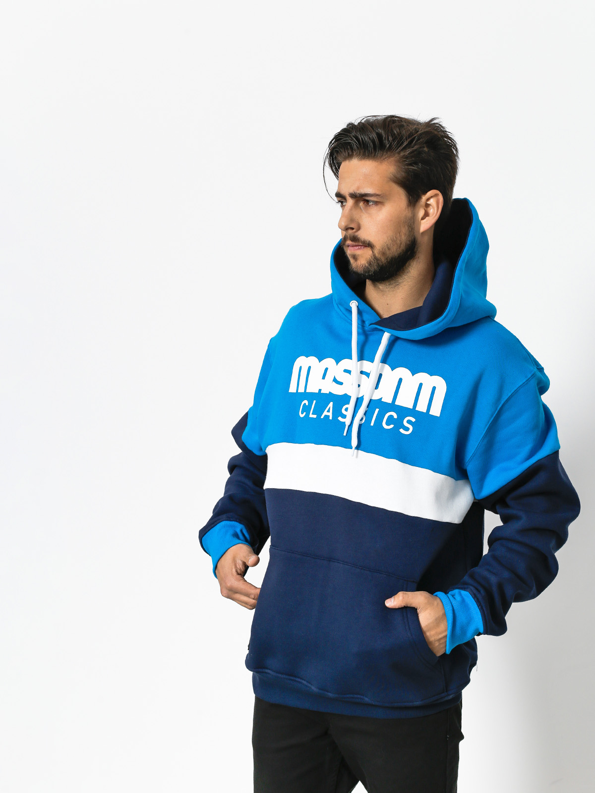 Mikina MassDnm Respect (blue/navy)