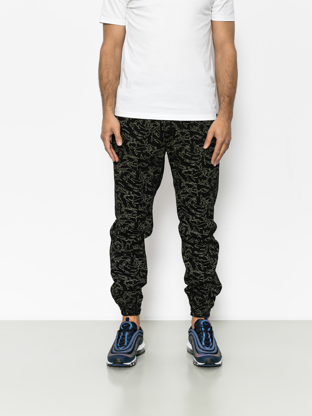 Kalhoty Diamante Wear Flight School Classic Jogger (yellow/camo)