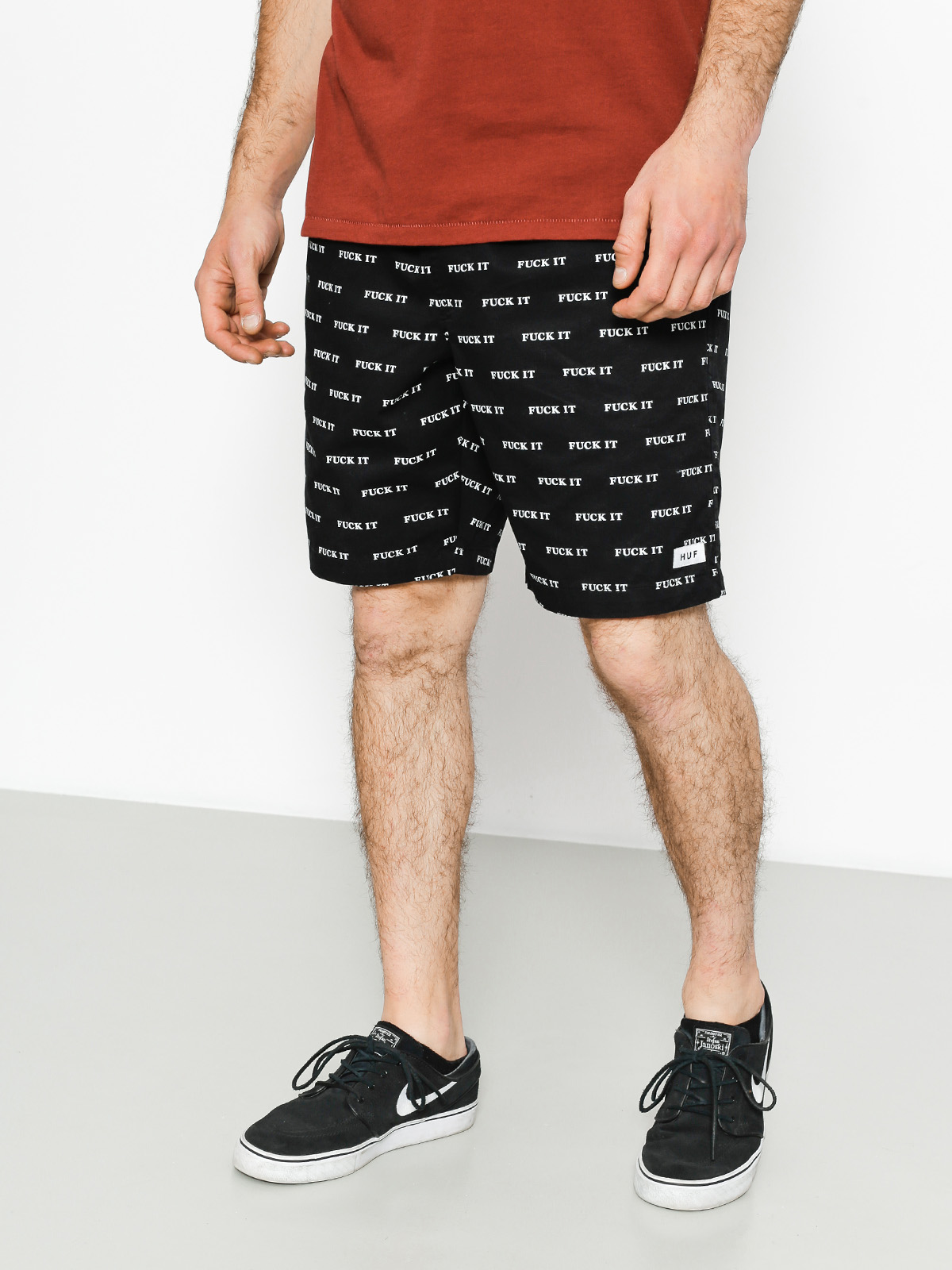 Kraťasy HUF Fuck It Easy (black)