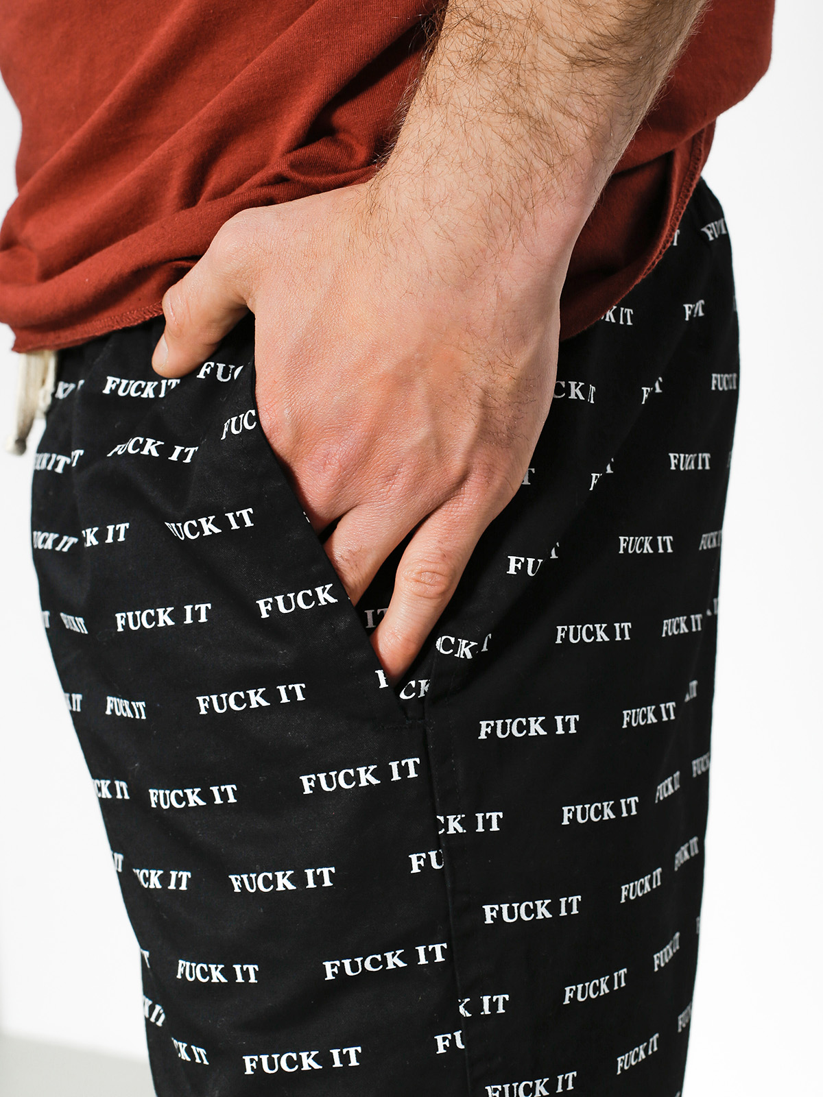 Kraťasy HUF Fuck It Easy (black)