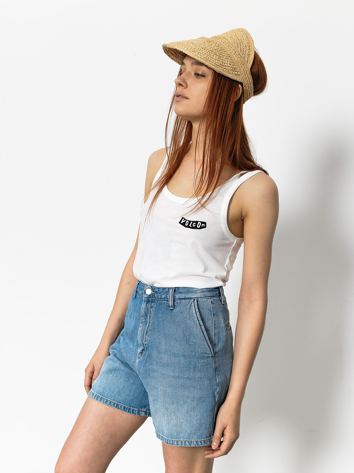 Tričko Volcom Above All Split Wmn (wht)