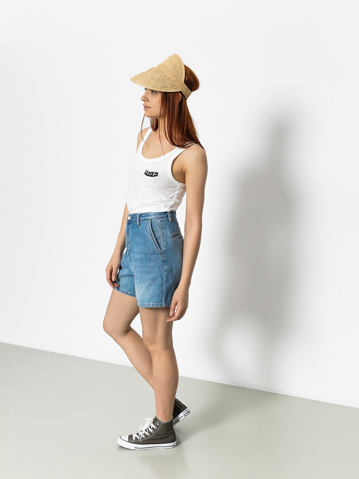 Tričko Volcom Above All Split Wmn (wht)