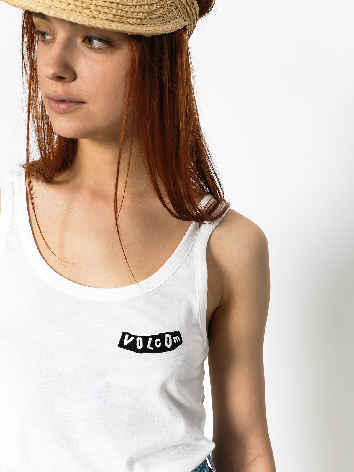 Tričko Volcom Above All Split Wmn (wht)