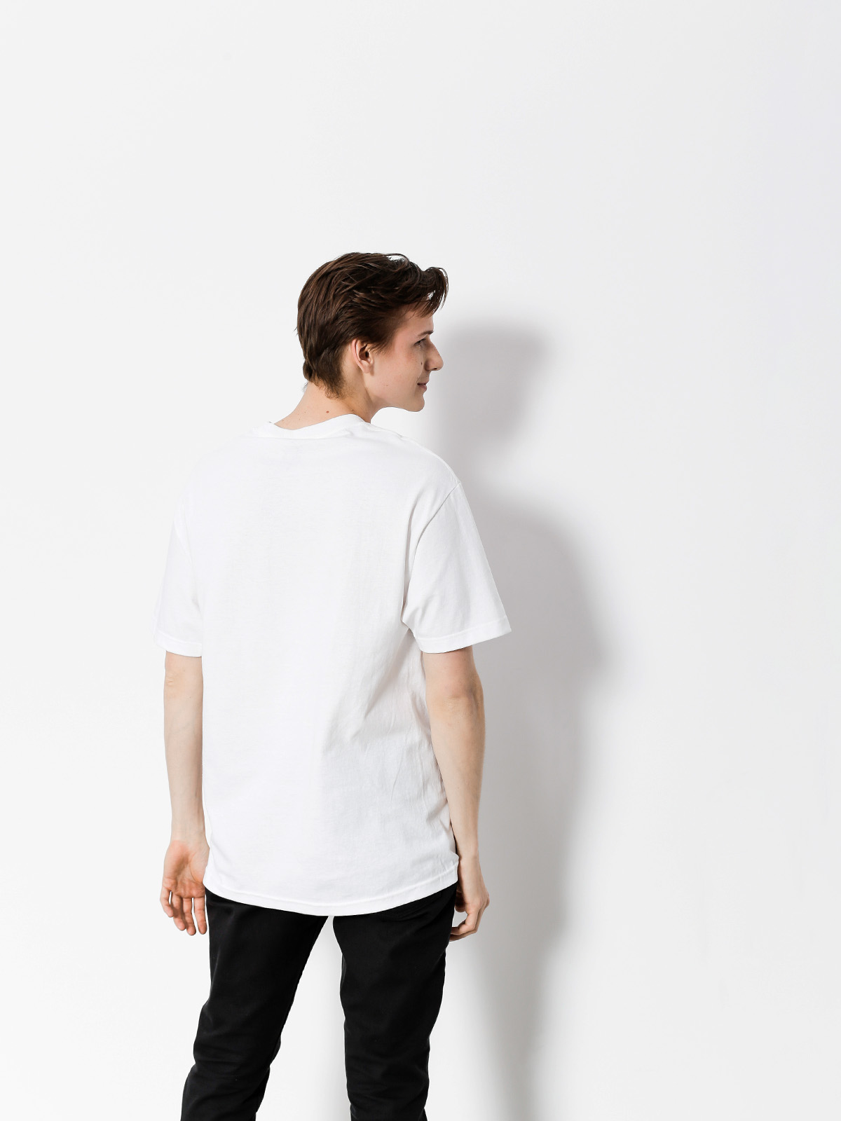 Tričko Primitive Nuevo Script Core (white)