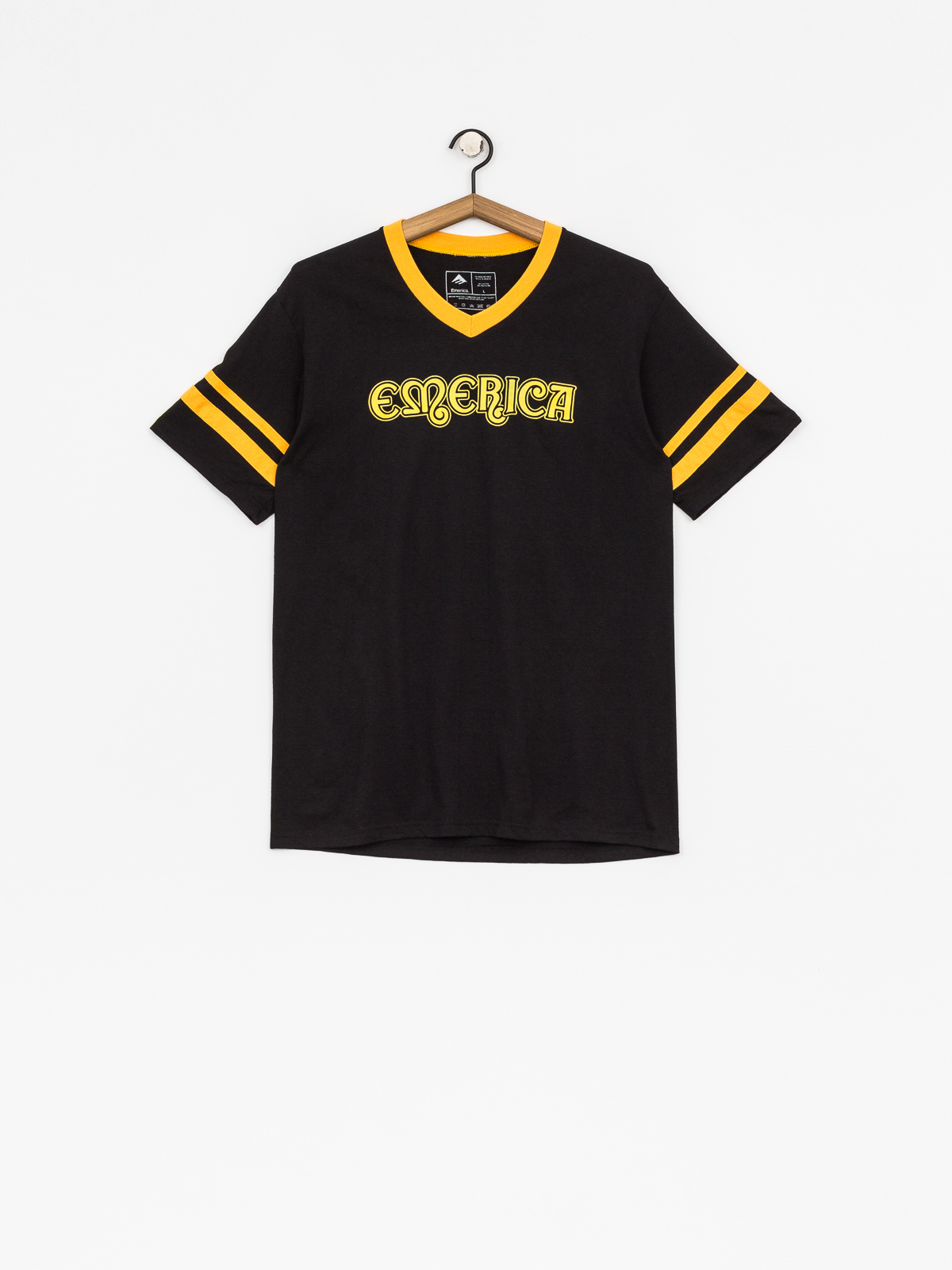 Tričko Emerica Harsh Baseball V (black)