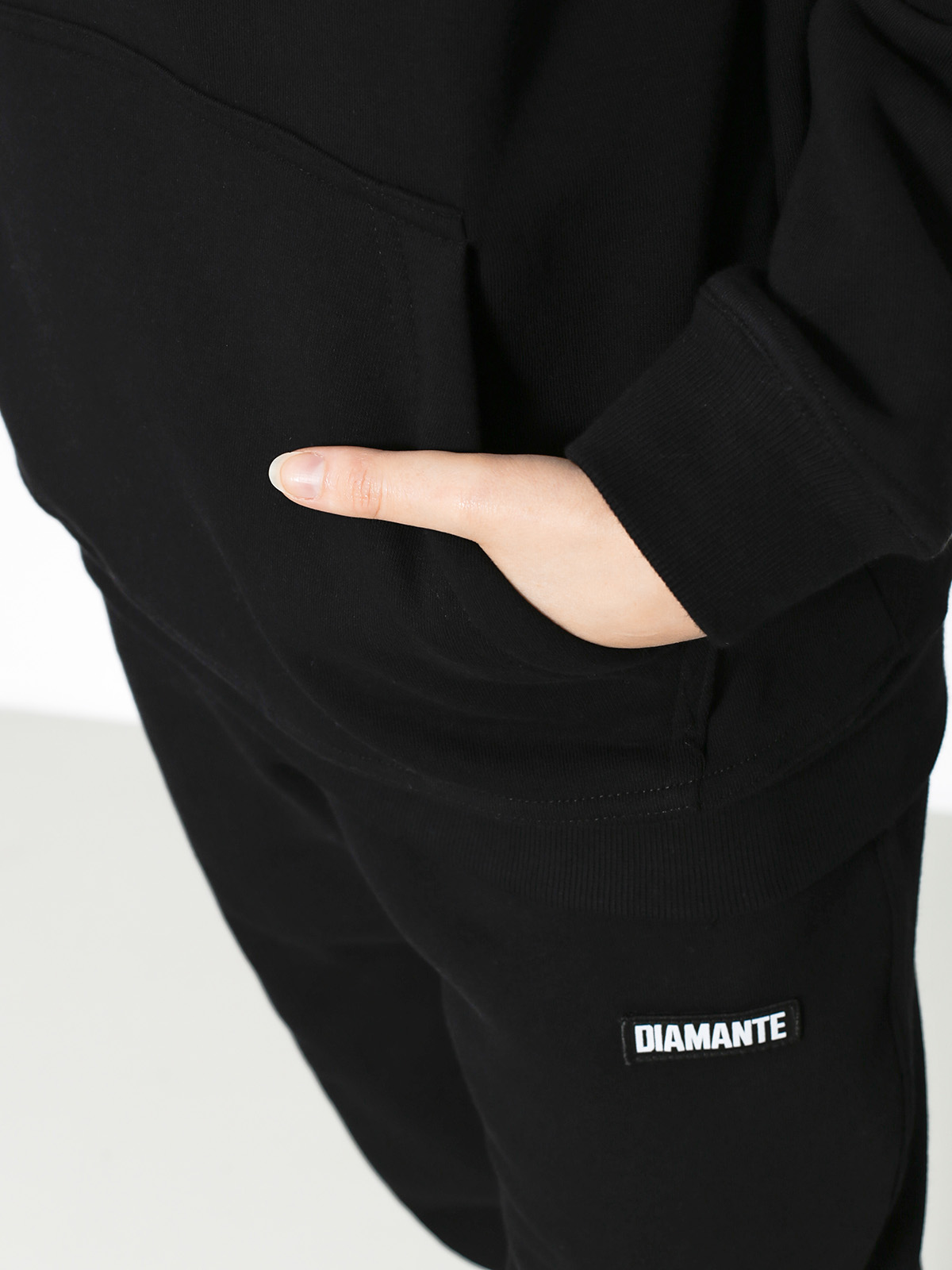 Mikina s kapucí Diamante Wear I See Dead Haters HD (black/pink)