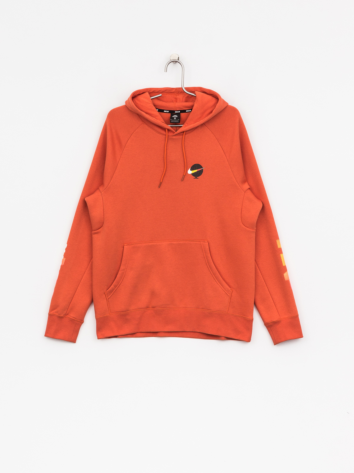 Mikina s kapucí Nike SB Sb Icon Gfx HD (vintage coral/white)