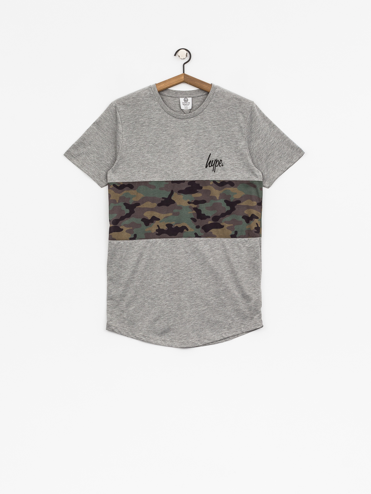 Tričko Hype Camo Panel (grey/camo)