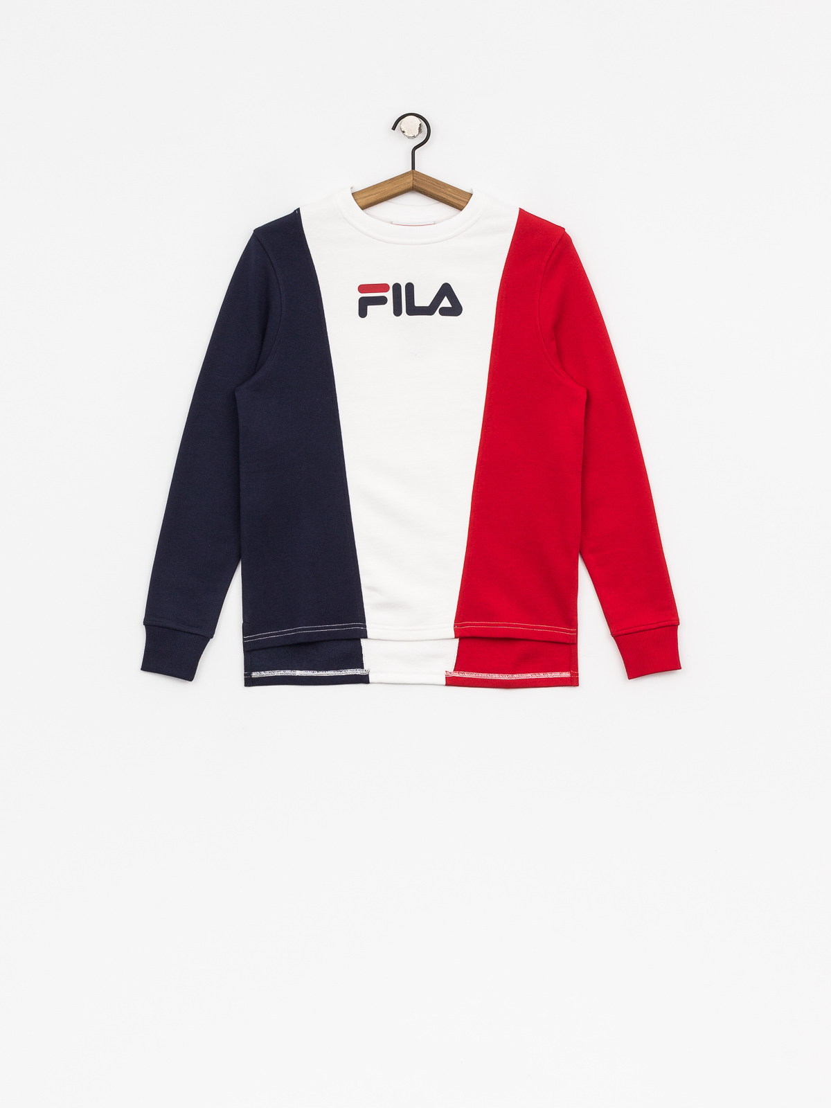 Mikina Fila Sidra Panel Wmn (peacoat/red/white)