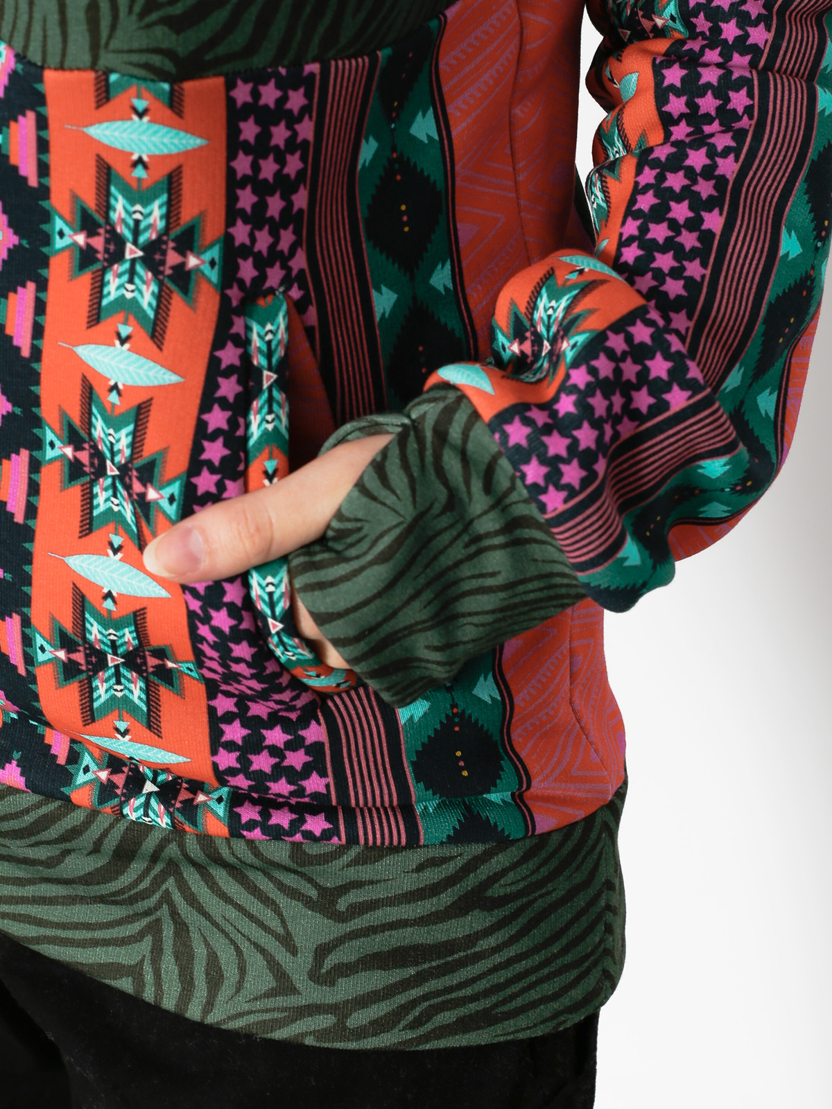 Mikina s kapucí Femi Stories Kenta HD Wmn (bho)