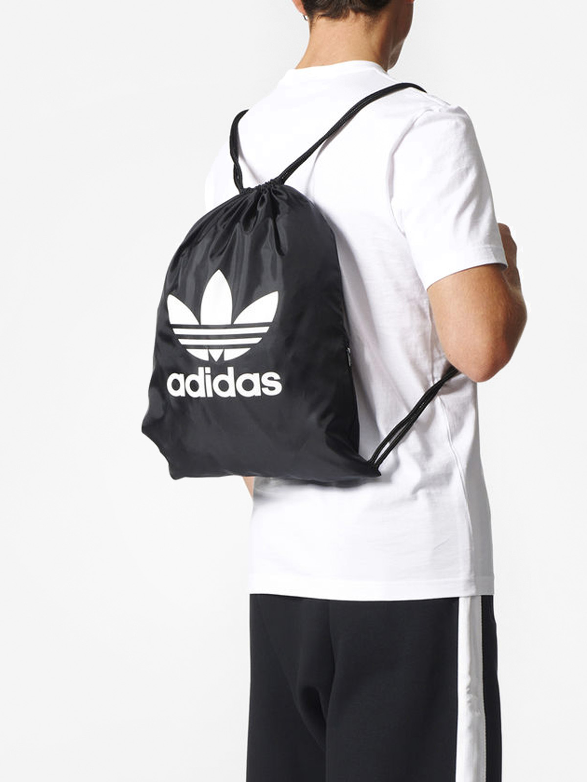 Batoh adidas Originals Gymsack Trefoil - černá (black)
