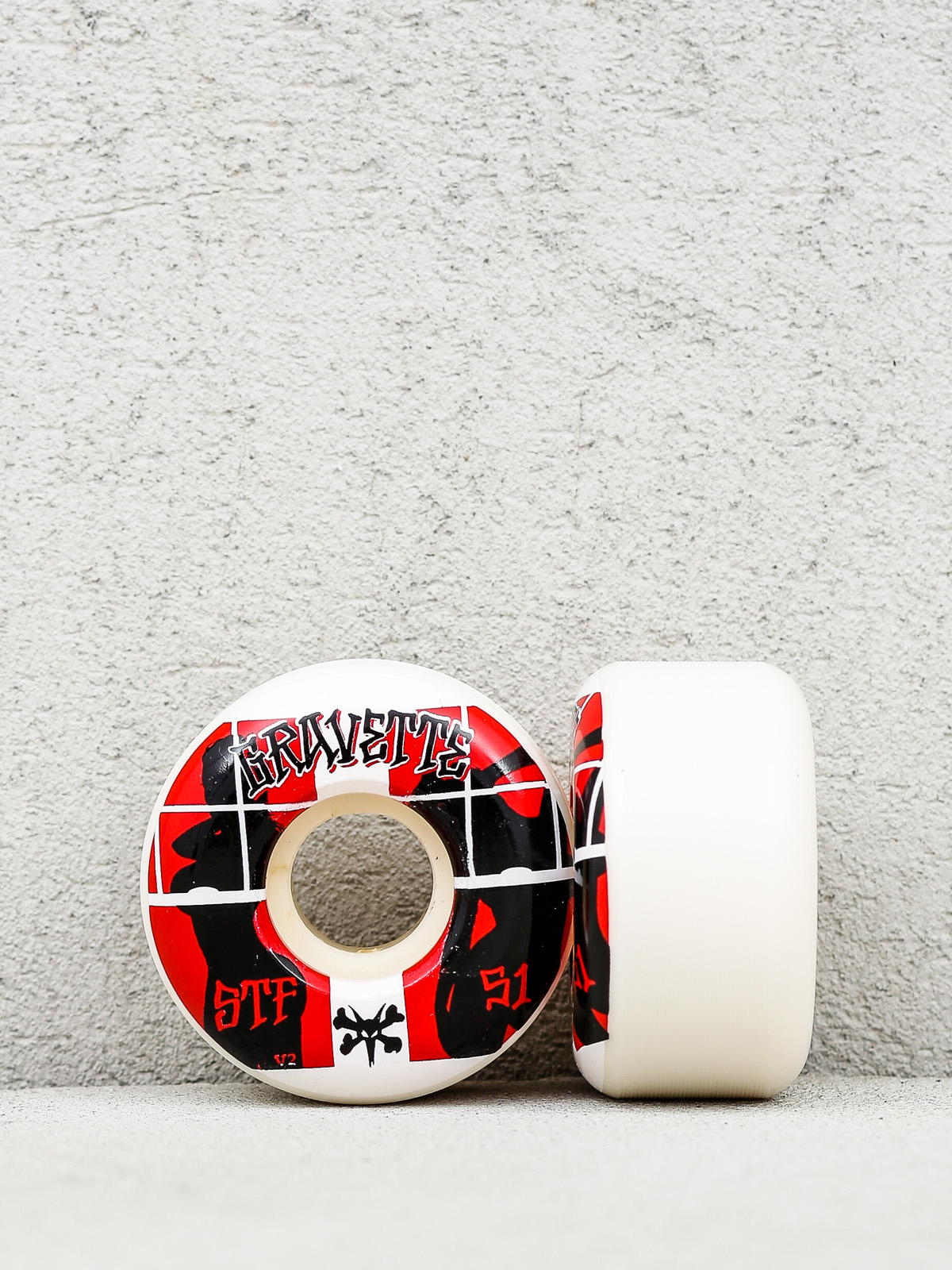 Kolečka Bones Gravette Peeps Formula V2 (white/black)