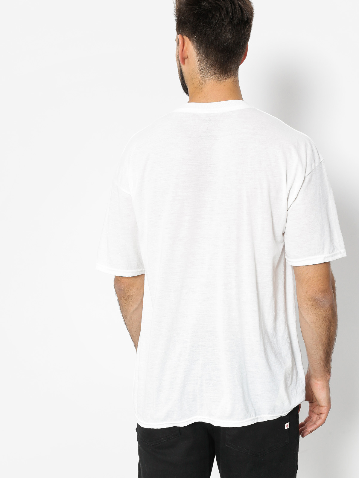 Es Tričko Mid Script Tech (white)