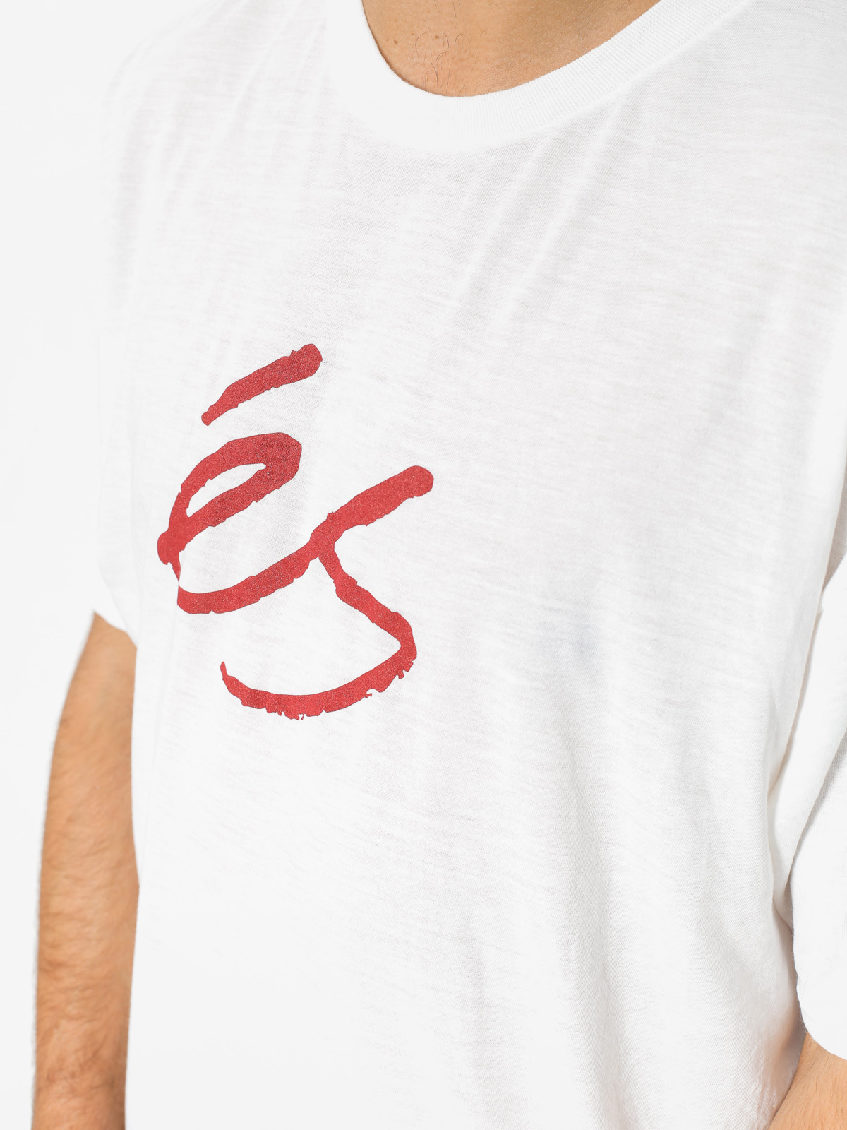 Es Tričko Mid Script Tech (white)