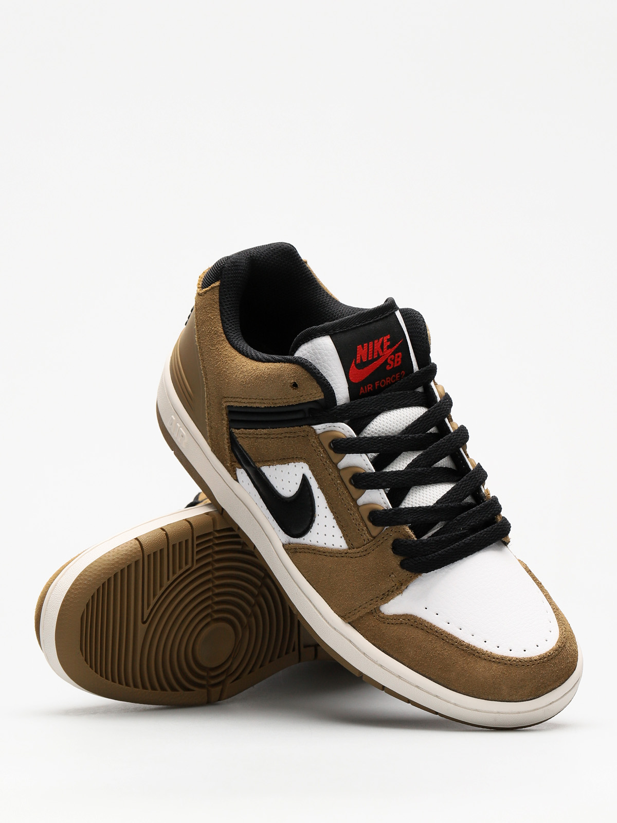 Boty Nike SB Air Force II Low (lichen brown/black white phantom)