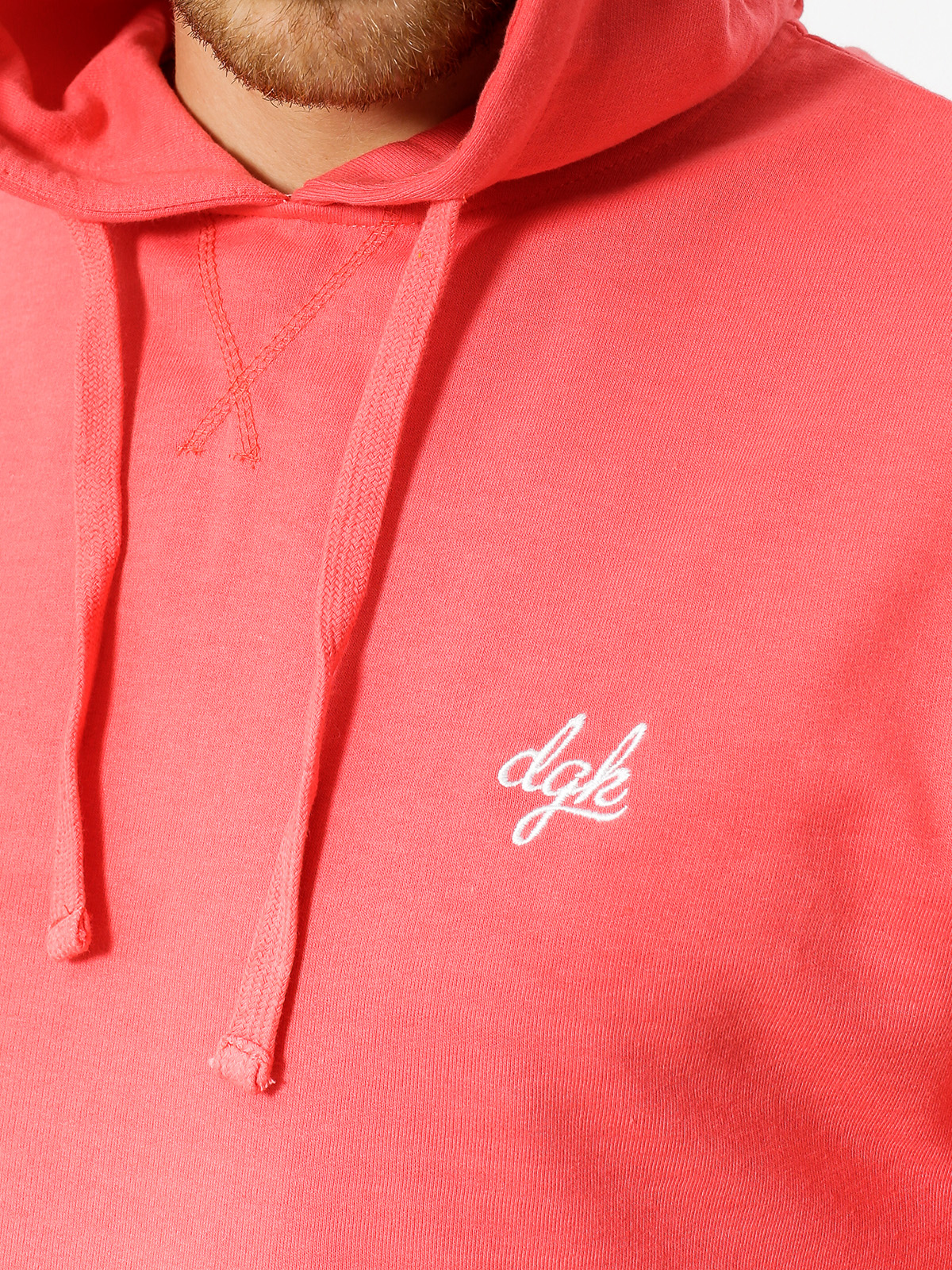 Mikina s kapucí DGK Loud Custom HD (coral)