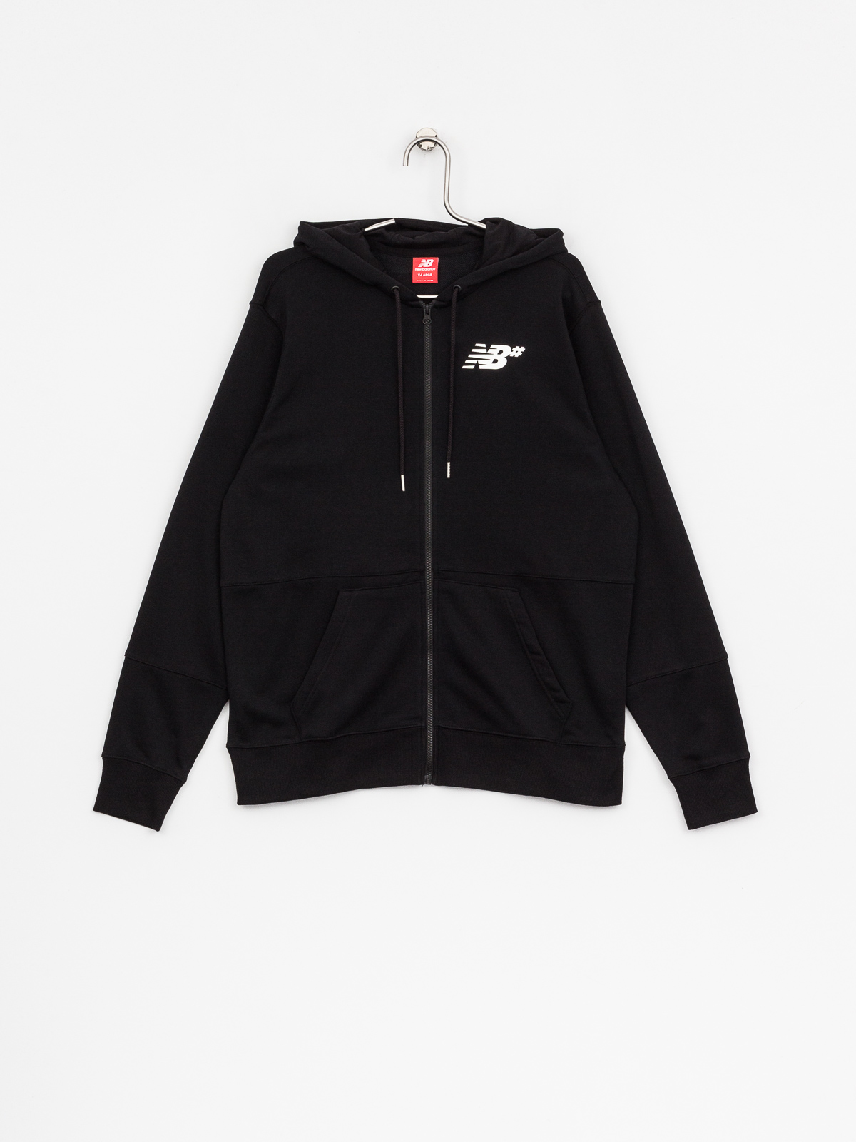 Mikina New Balance Fleece Zip Up (black)