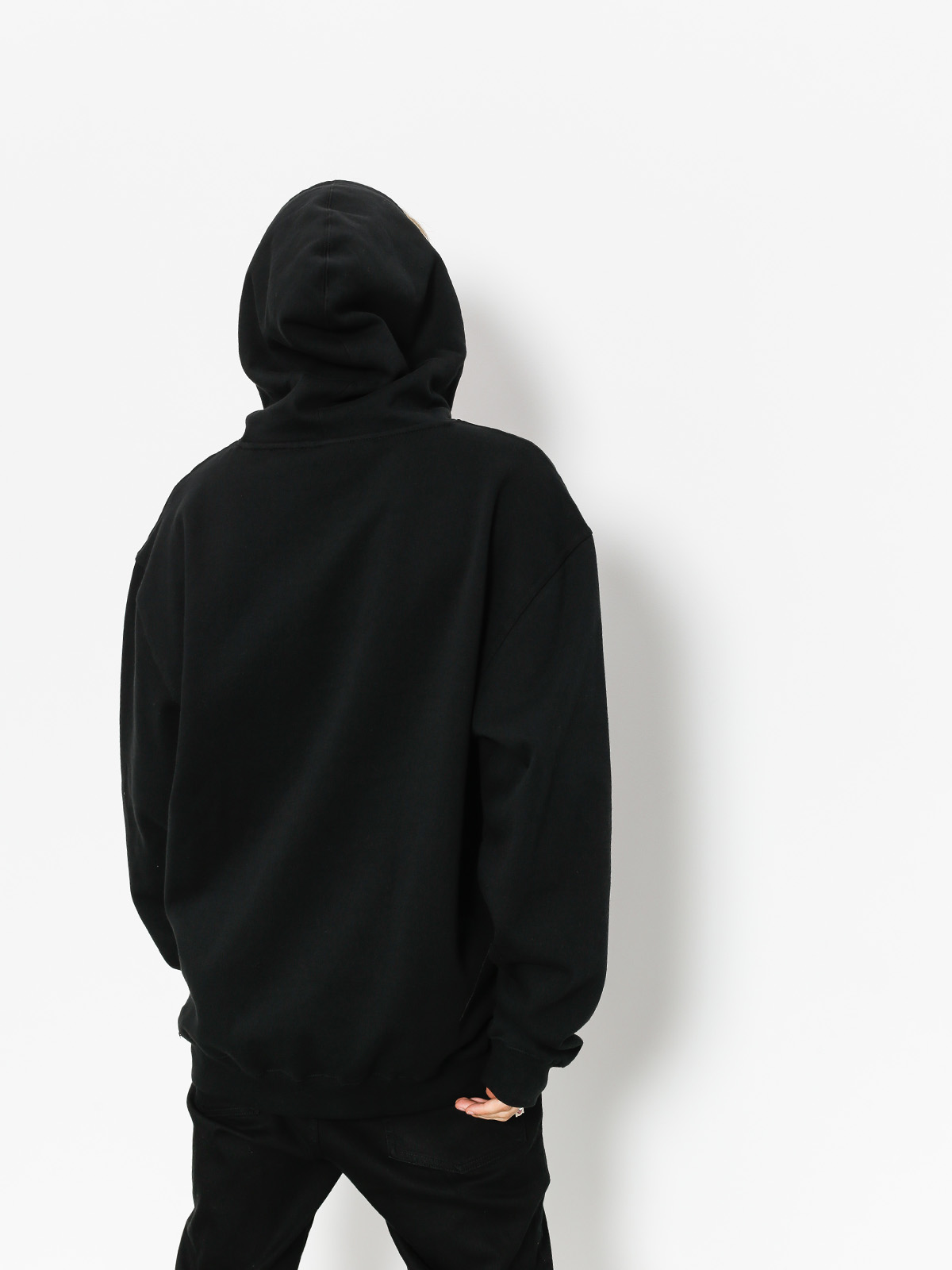 Mikina s kapucí Grizzly Griptape Woodland Og Bear HD (black)