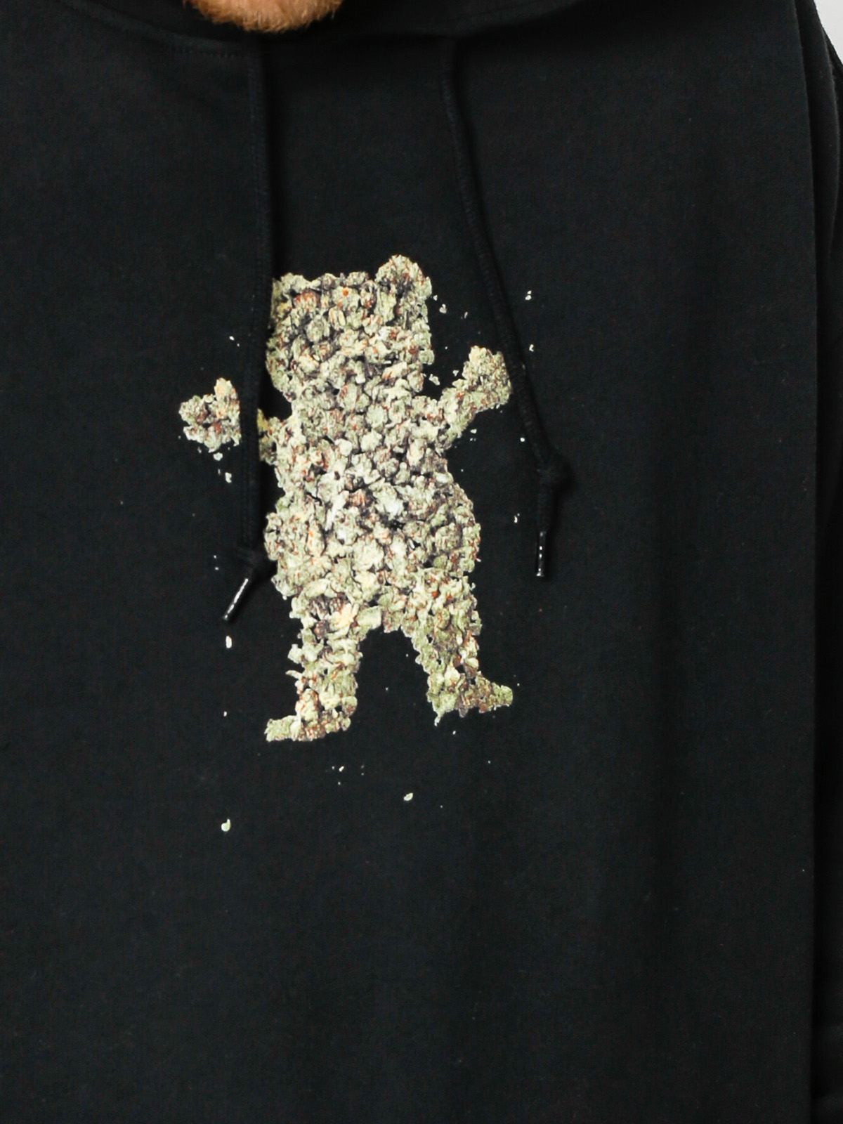 Mikina s kapucí Grizzly Griptape Roll Up HD (black)